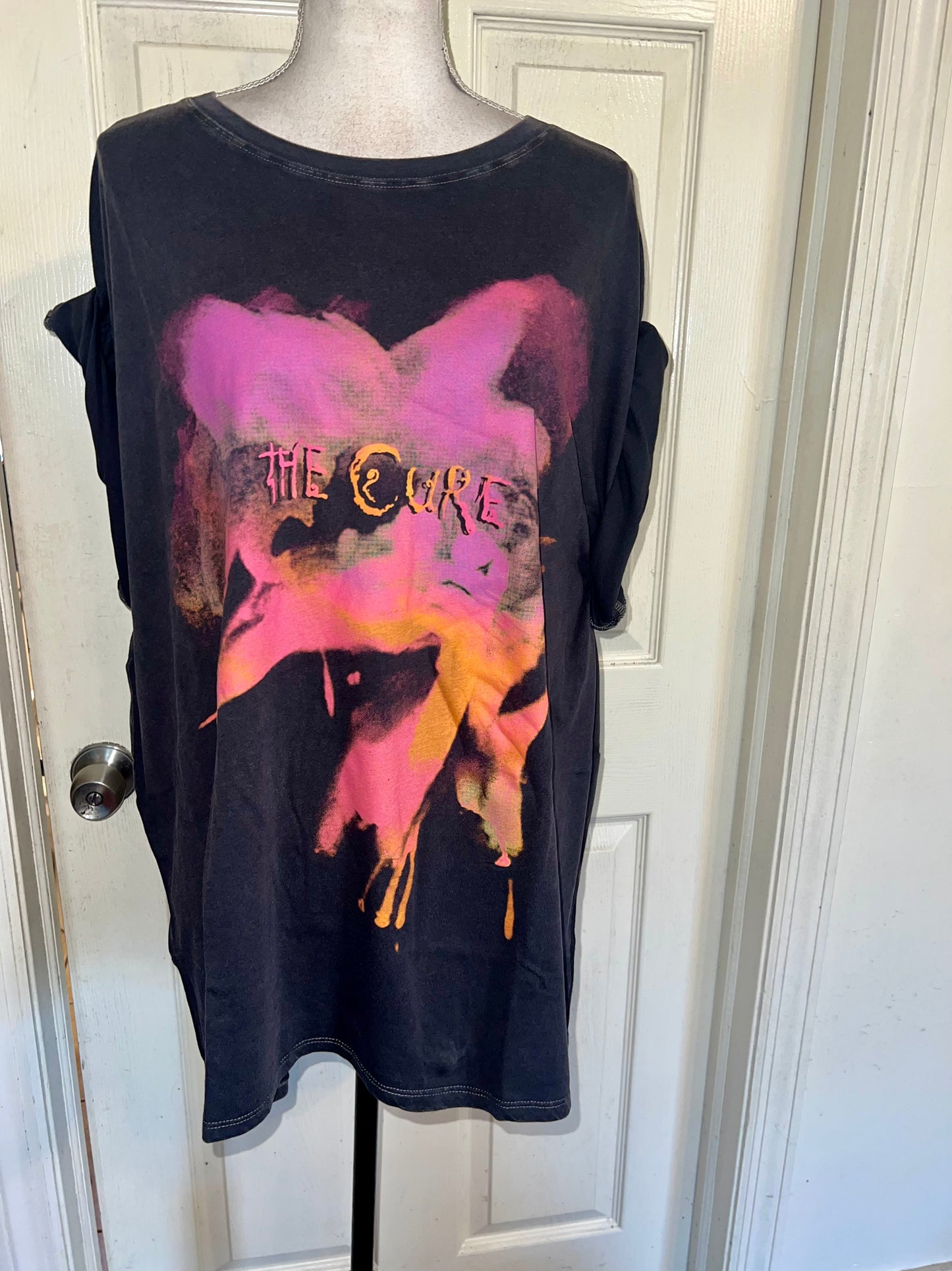 The Cure Oversized Distressed Tee