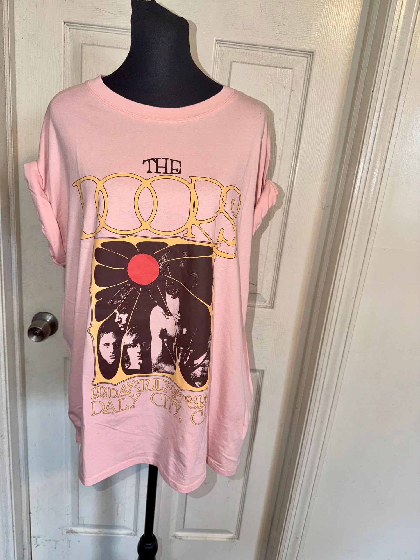 The Doors Oversized Distressed Tee