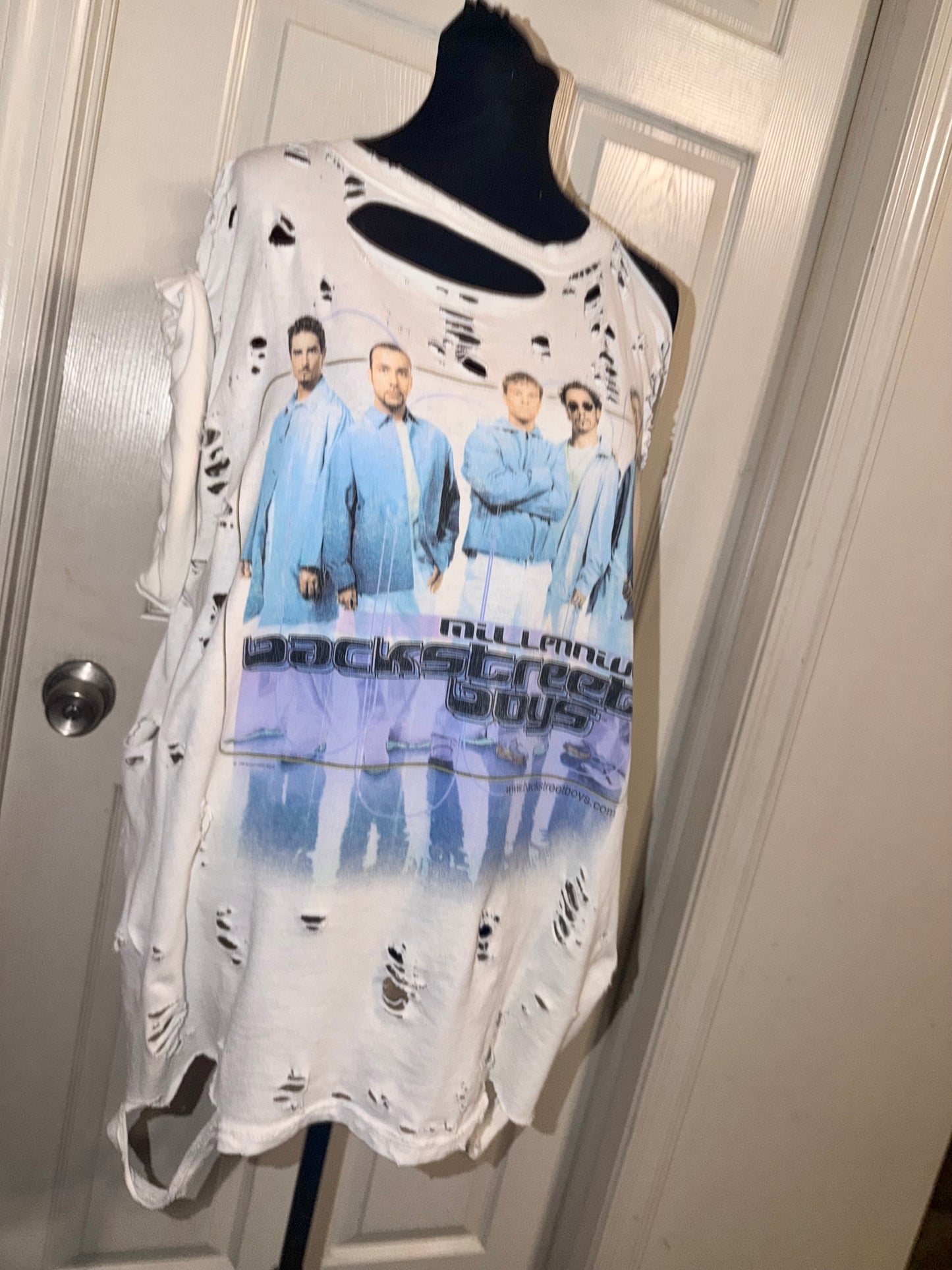 Backstreet Boys Vintage Double Sided Distressed Tee (as is)