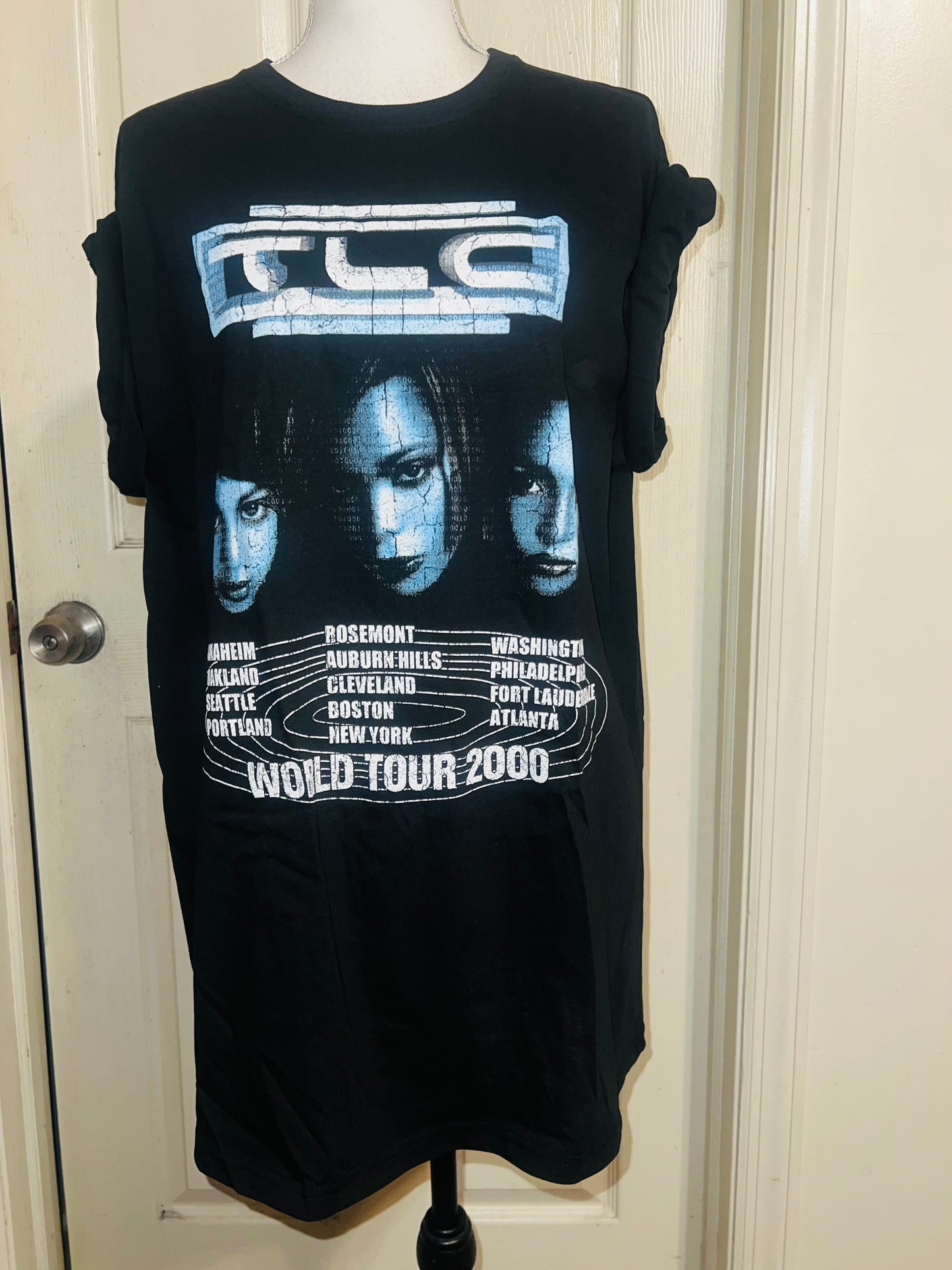 TLC Oversized Distressed Tee