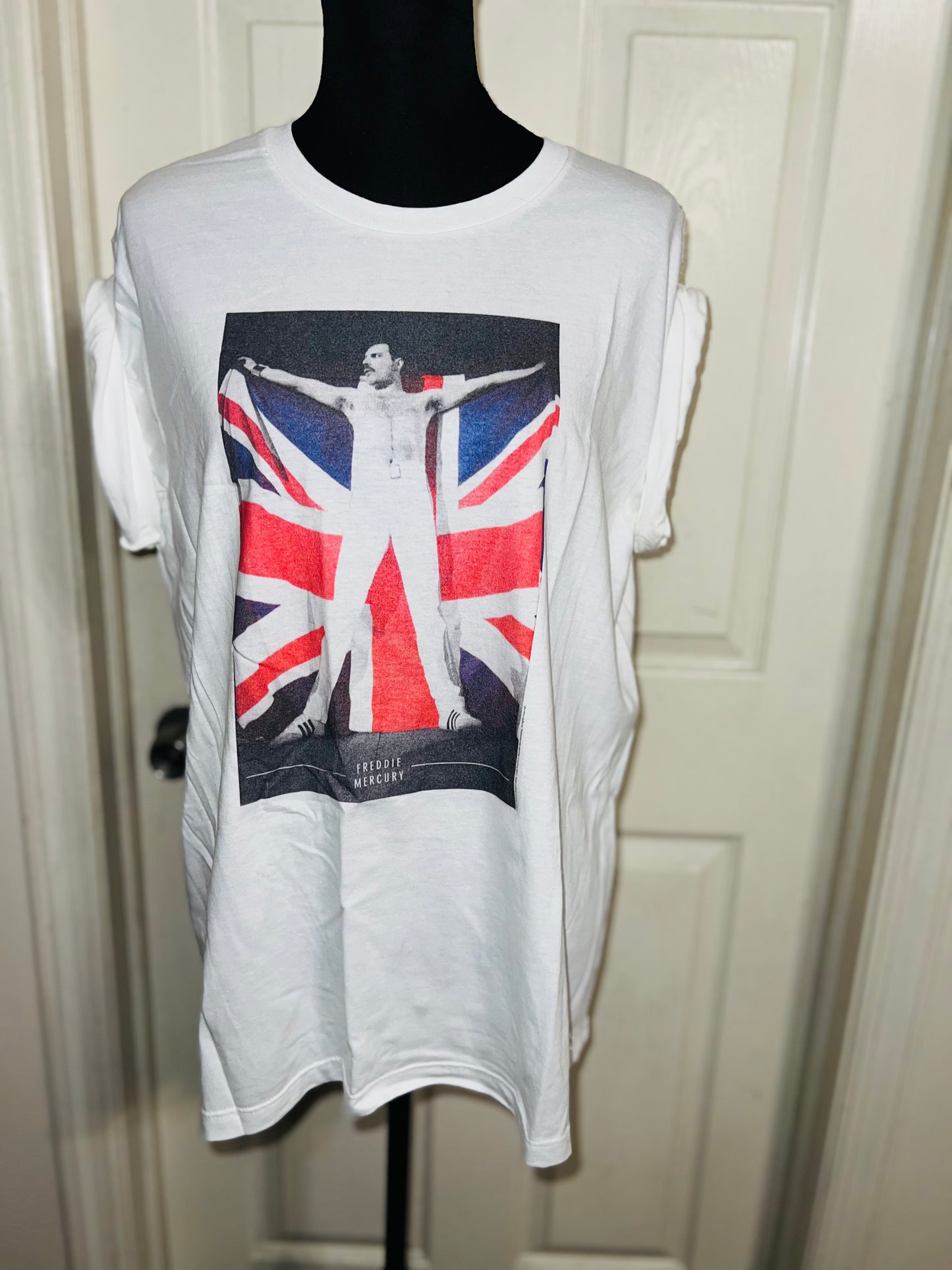 Freddie Mercury Oversized Distressed Vintage Tee