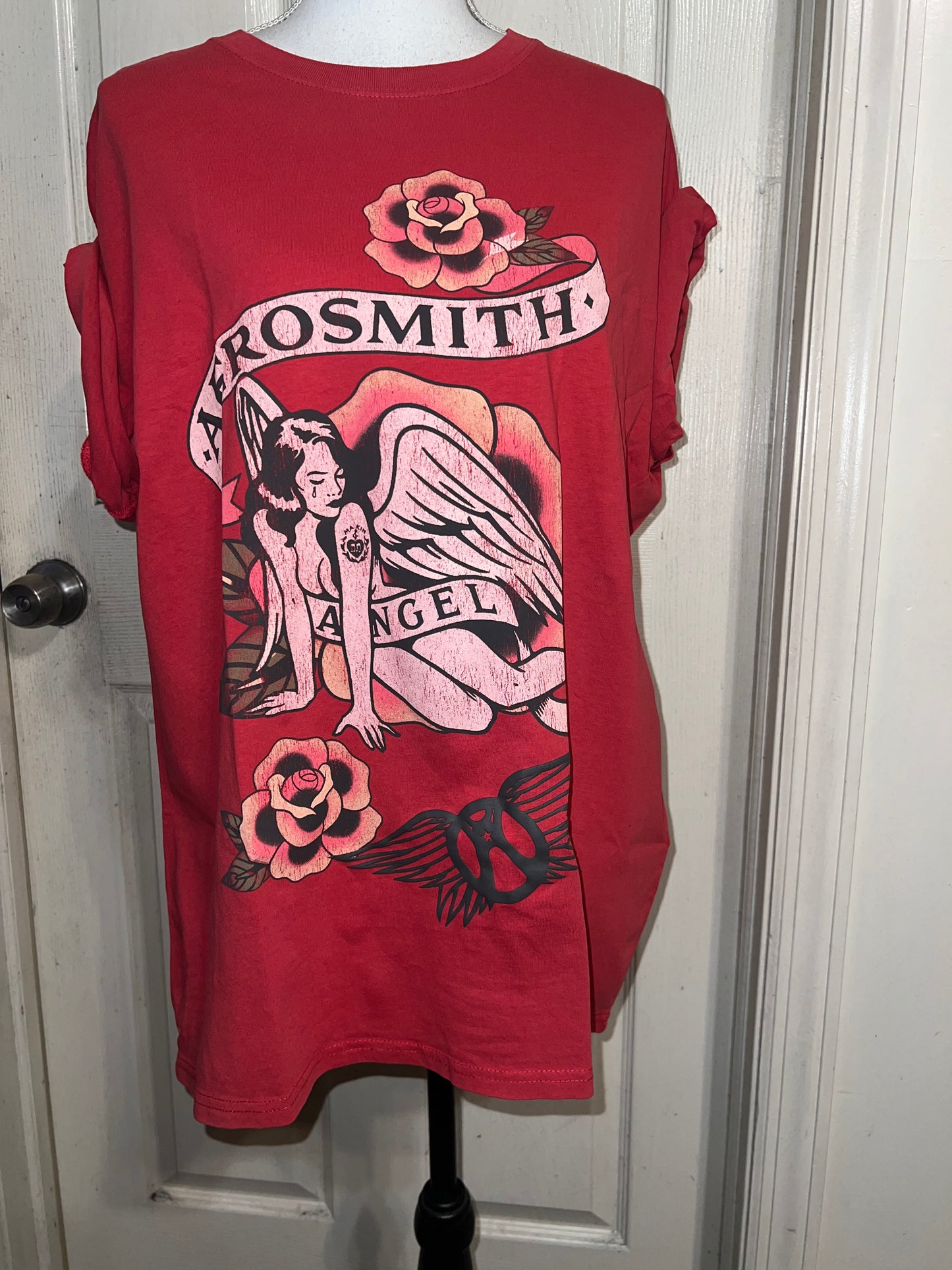 Aerosmith Oversized Distressed Tee