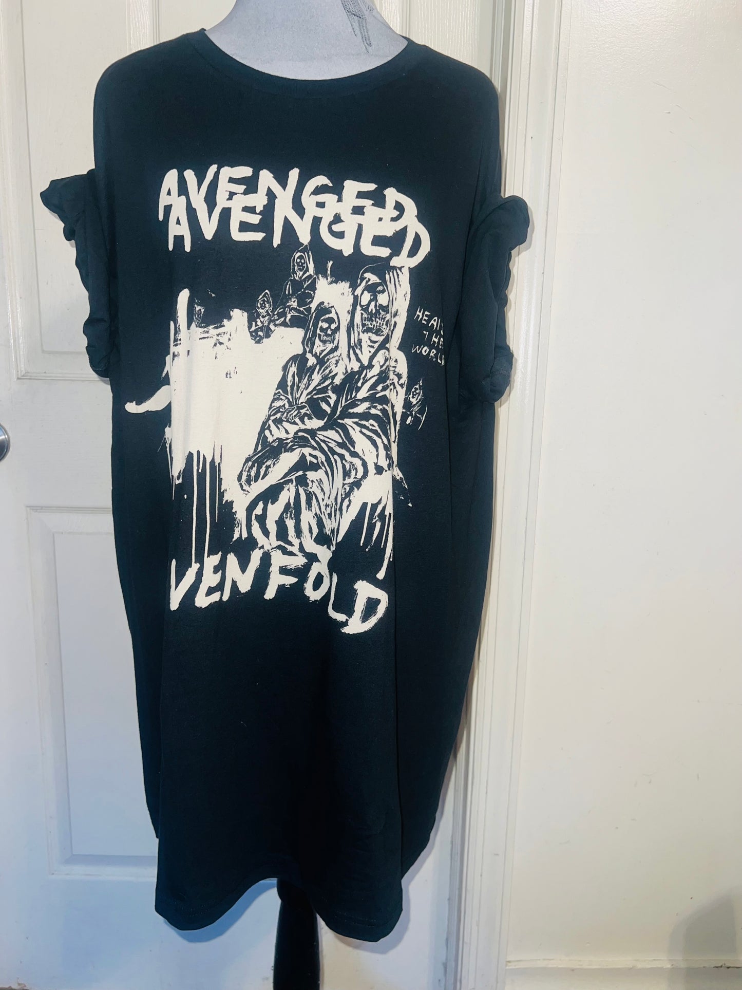 Avenged Sevenfold Double Sided Distressed Tee