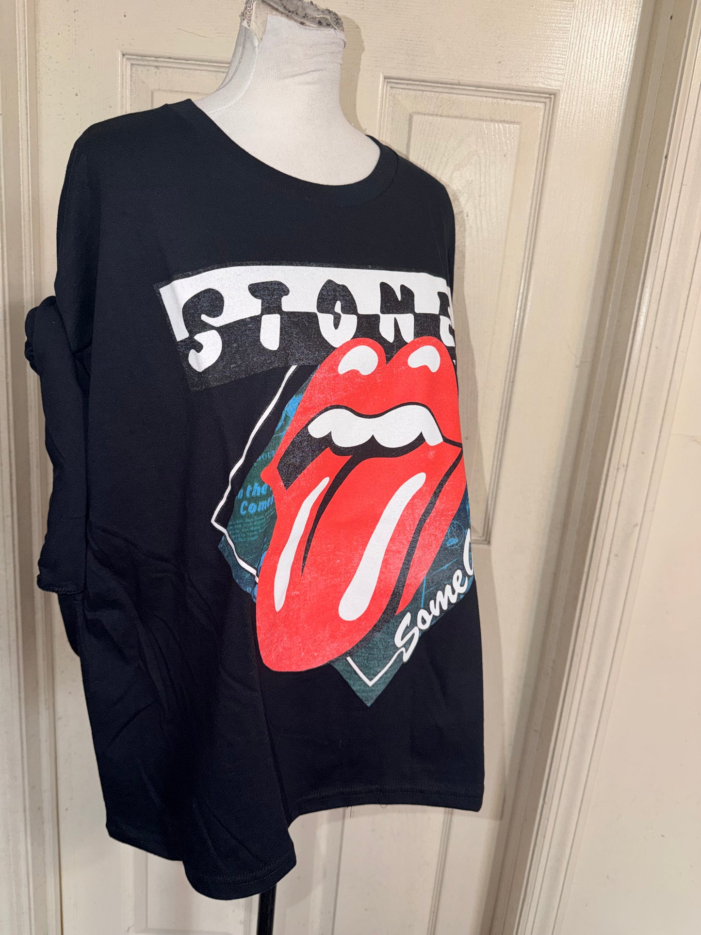 The Rolling Stones Oversized Distressed Tee