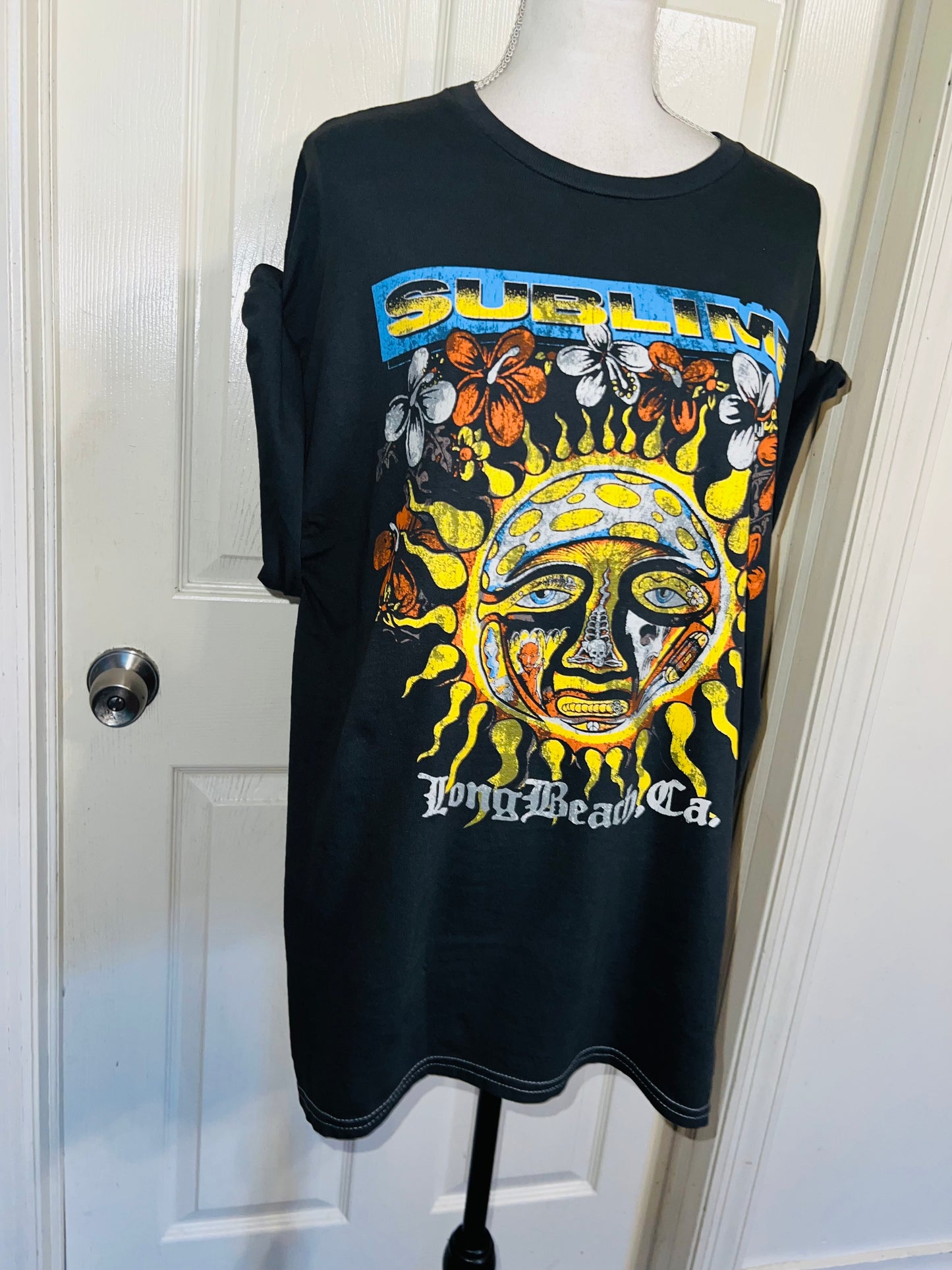 Sublime Double Sided Oversized Distressed Tee