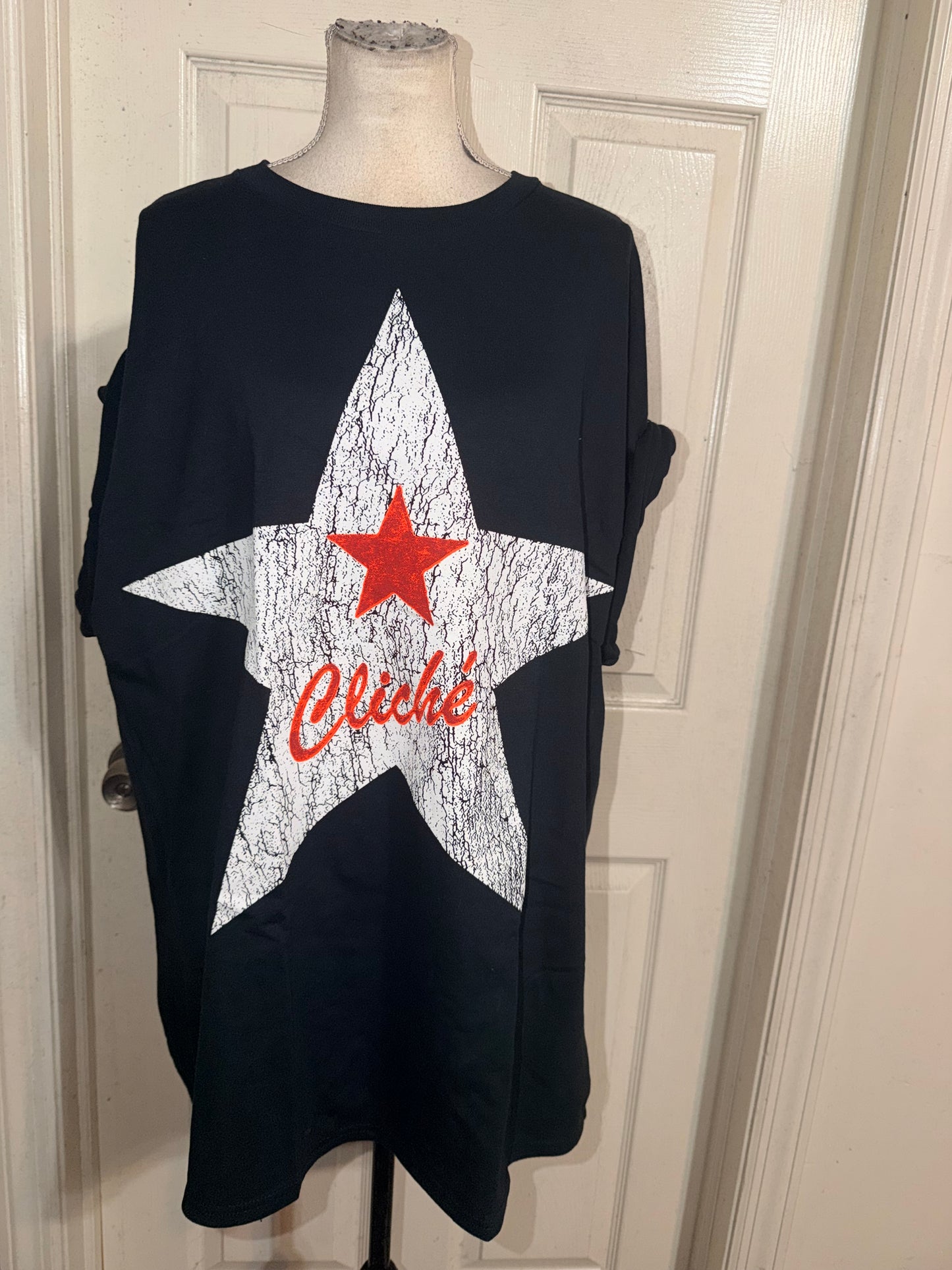 Machine Gun Kelly Double Sided Oversized Distressed Tee