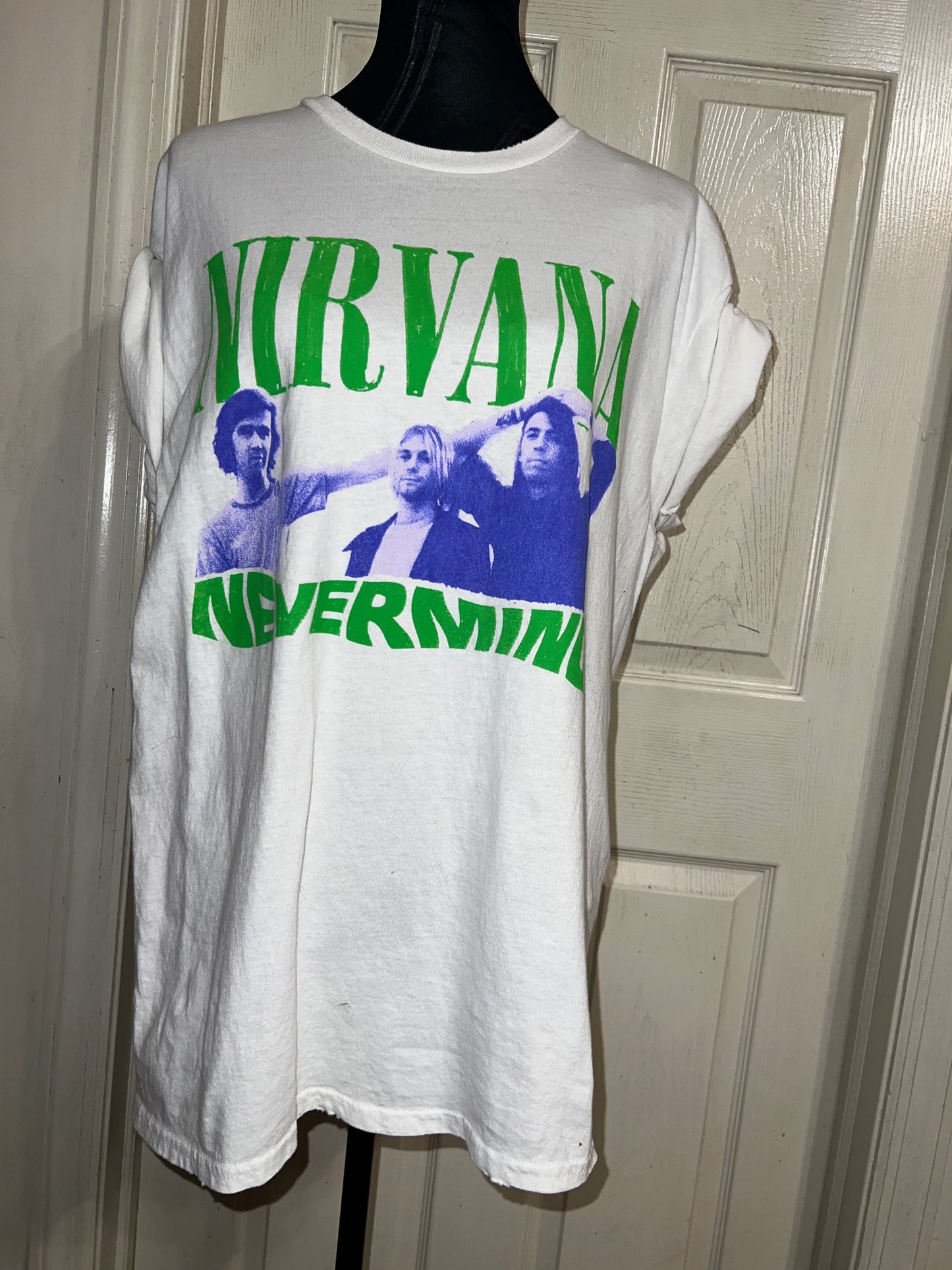 Nirvana “Nevermind” Oversized Distressed Tee