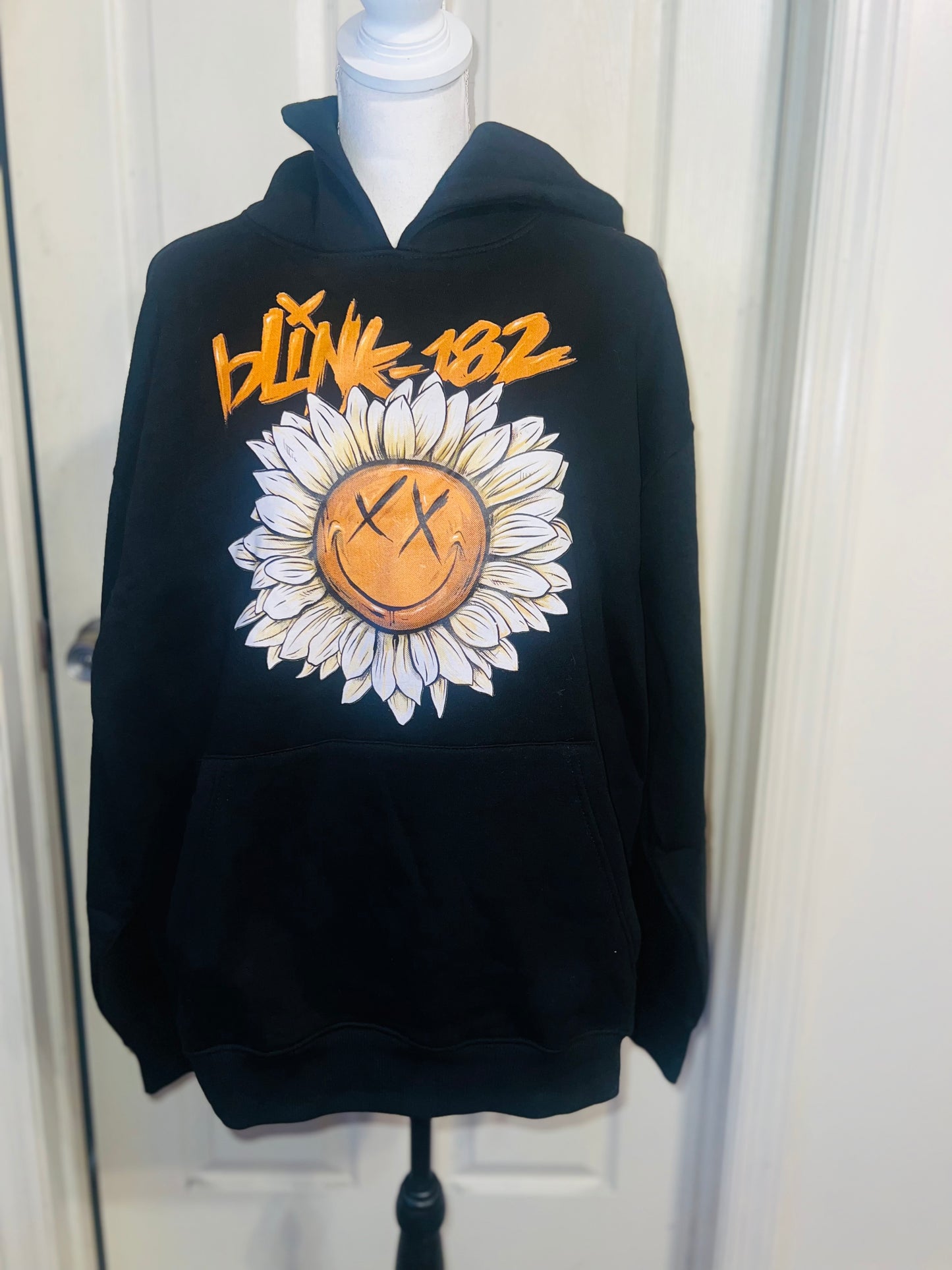 Blink 182 Oversized Distressed Sweatshirt