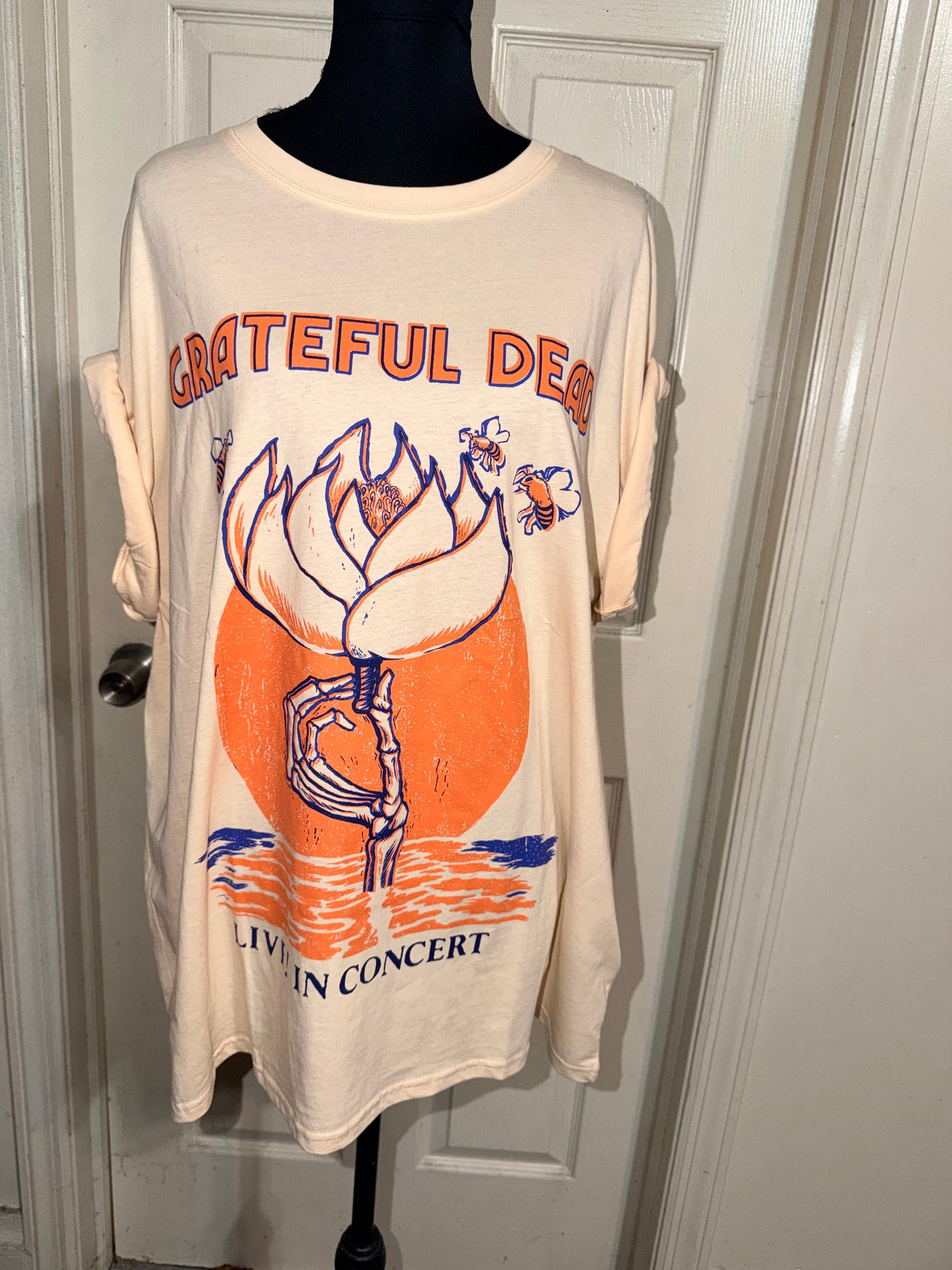 Grateful Dead Oversized Distressed Tee