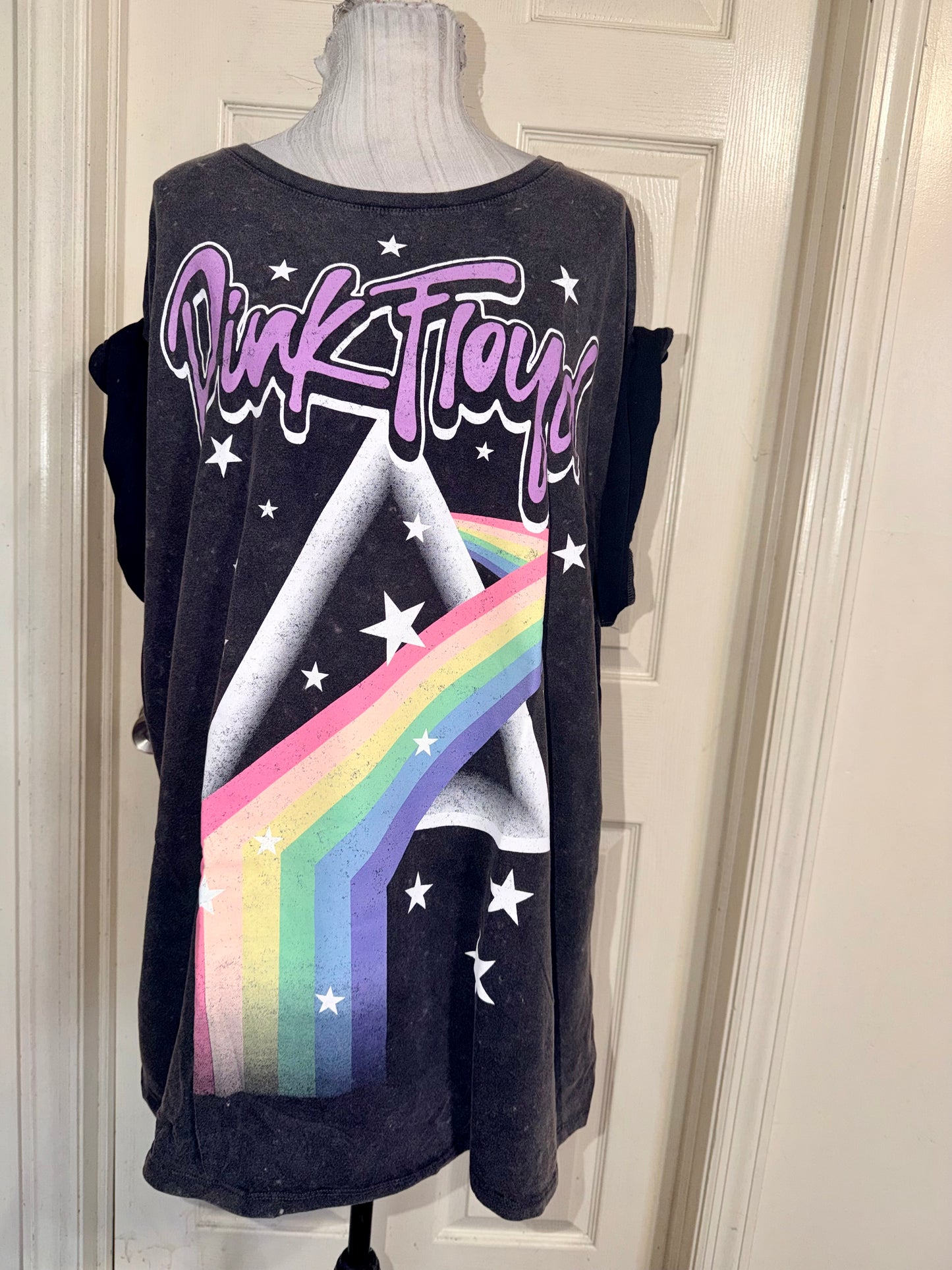 Pink Floyd Double Sided Oversized Distressed Tee