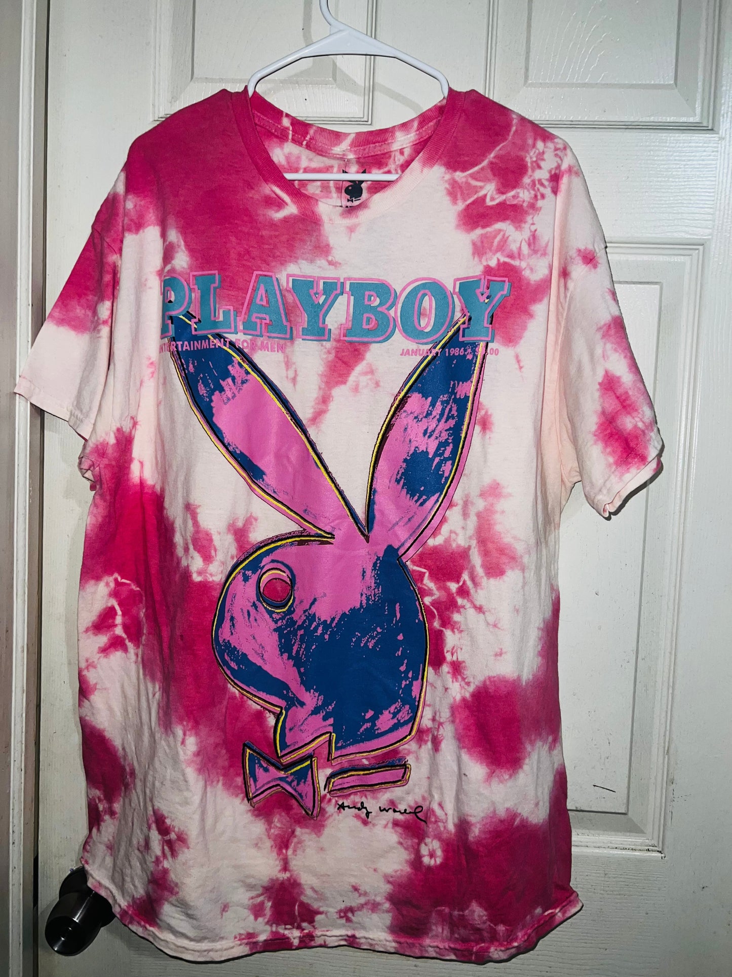 Playboy Andy Warhol Tie Dye Oversized Tee