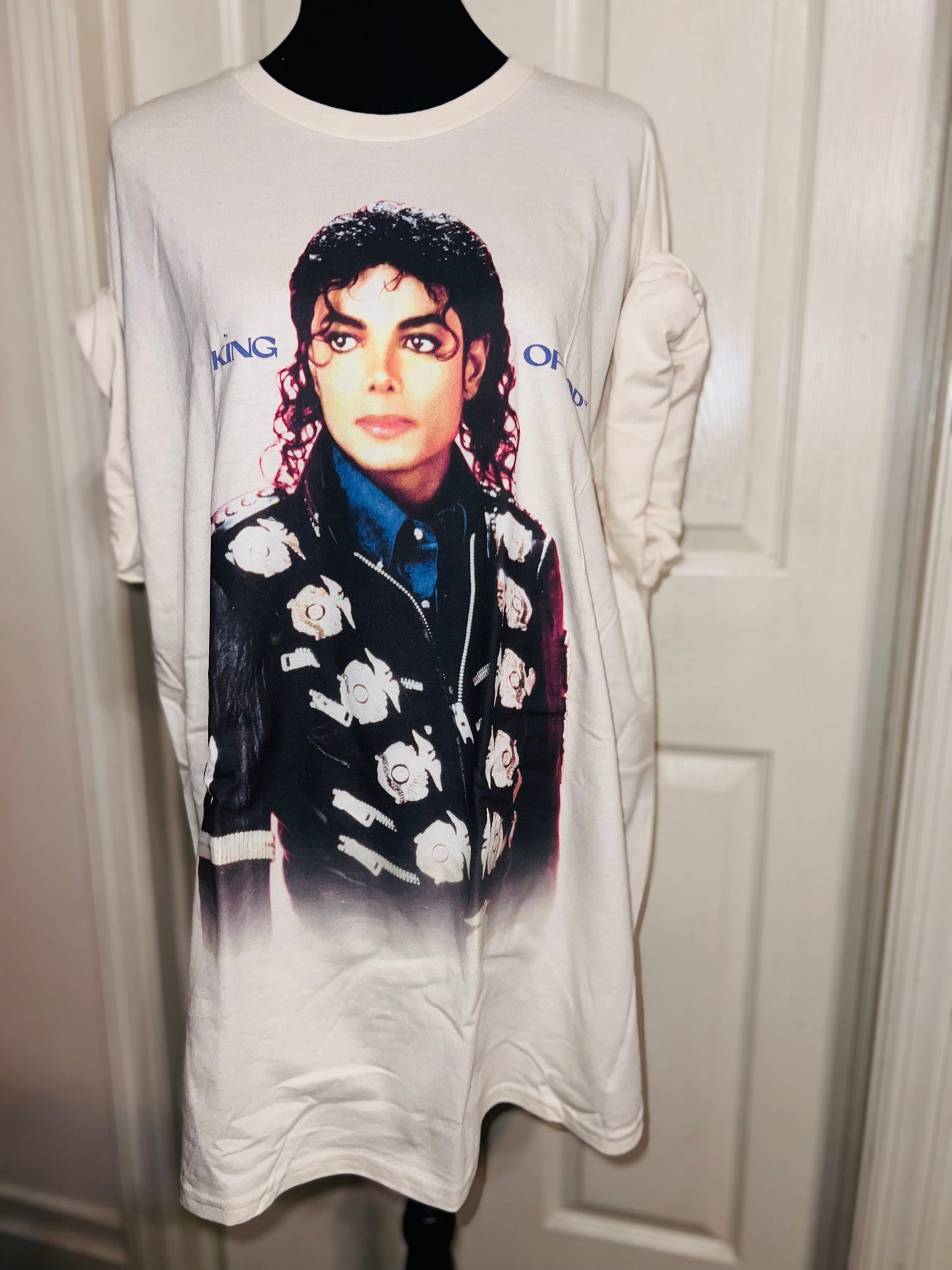 Michael Jackson Oversized Distressed Tee