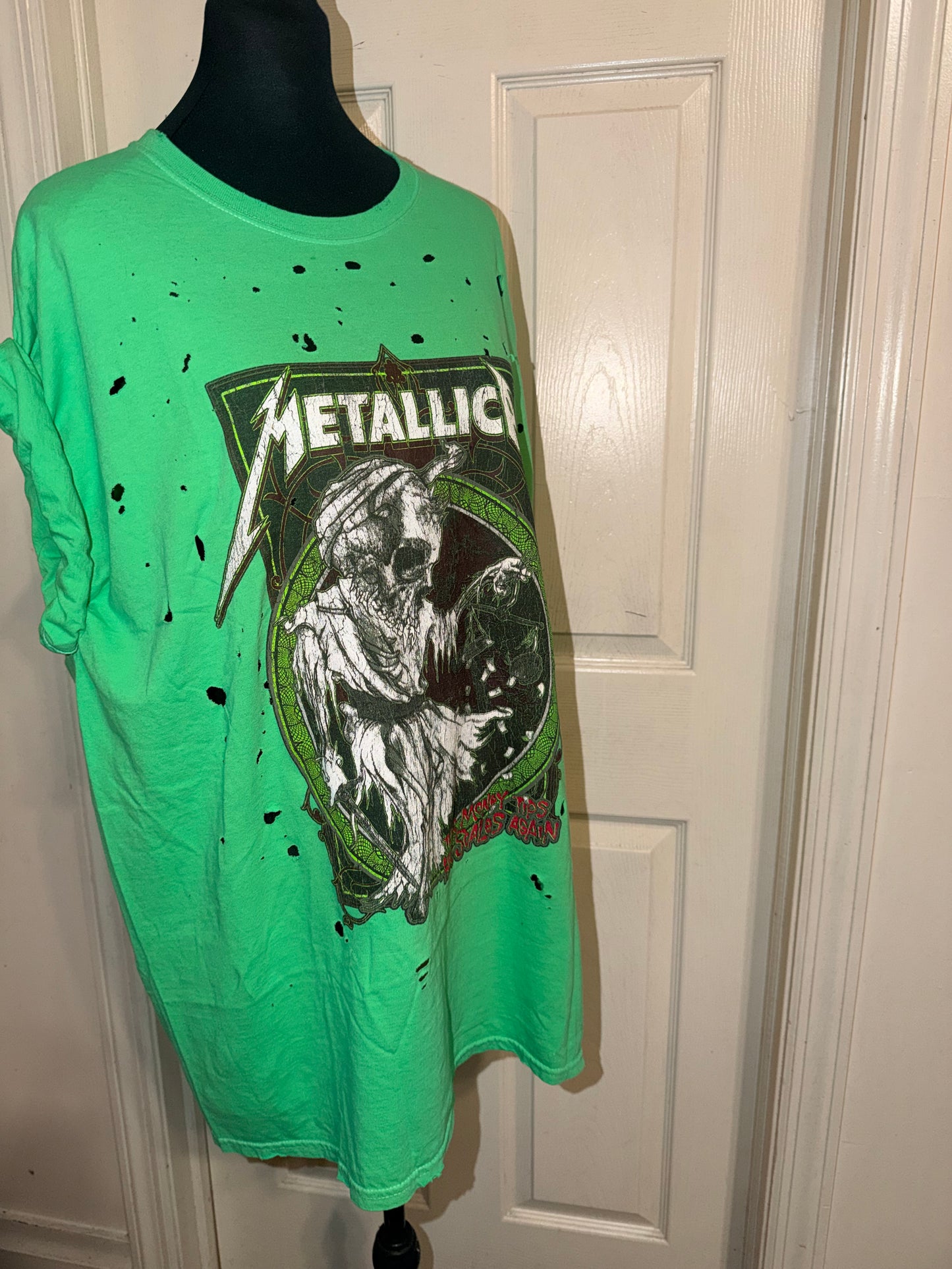 Metallica Oversized Distressed Tee
