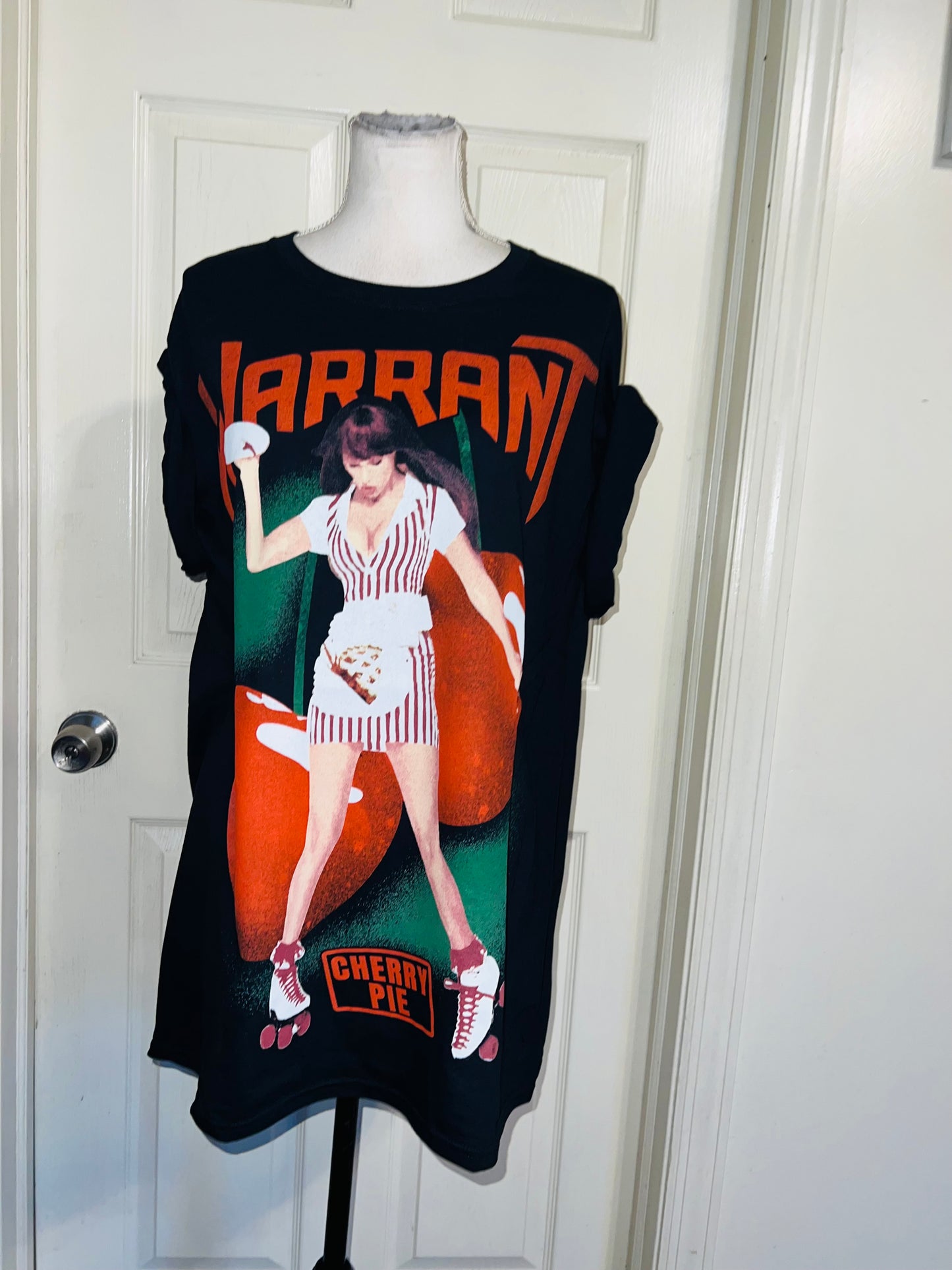 Warrant Double Sided Oversized Distressed Tee