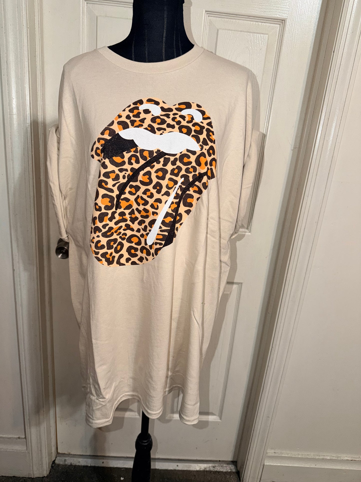 The Rolling Stones Oversized Distressed Tee