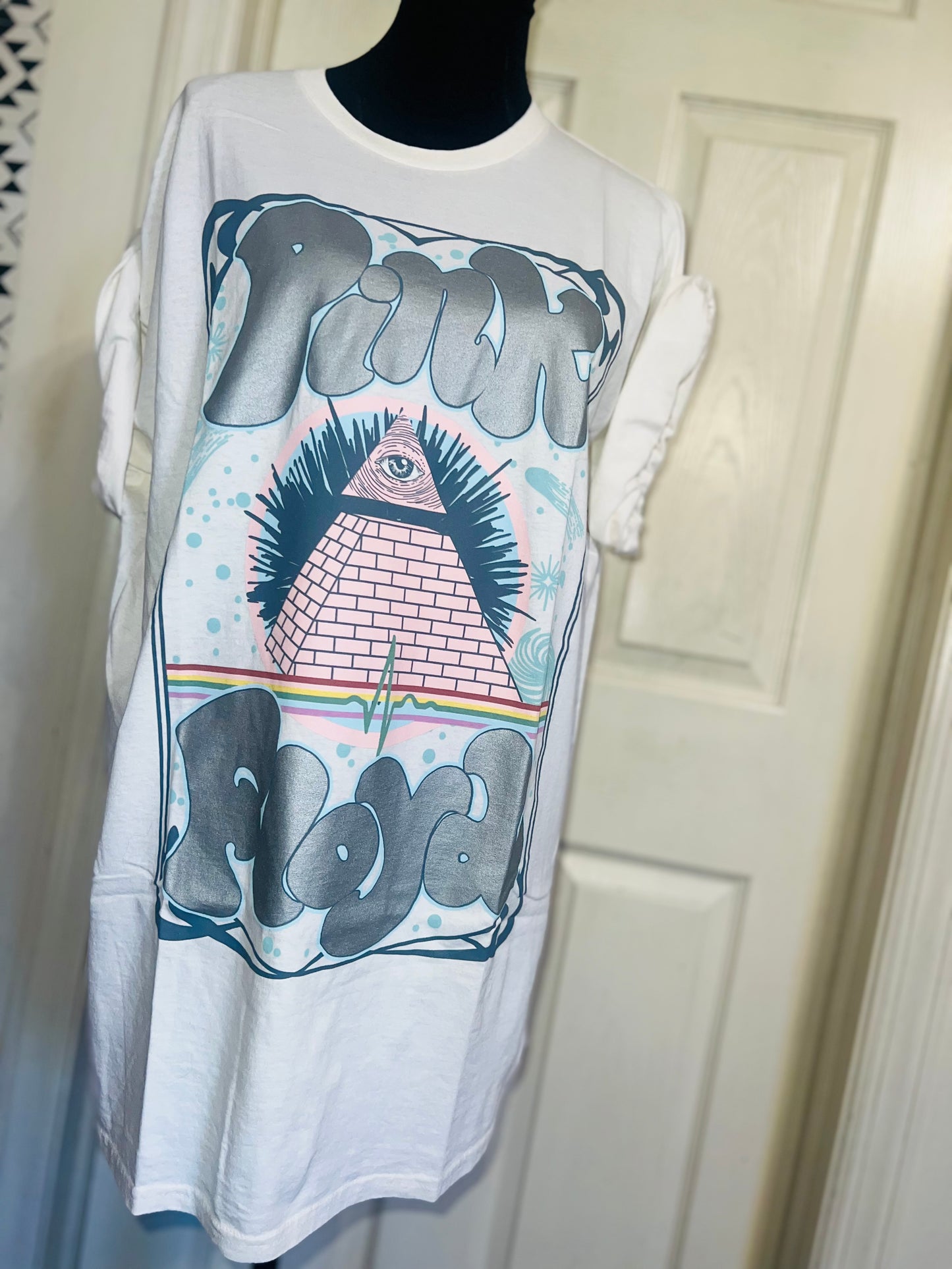 Pink Floyd Oversized Distressed Tee