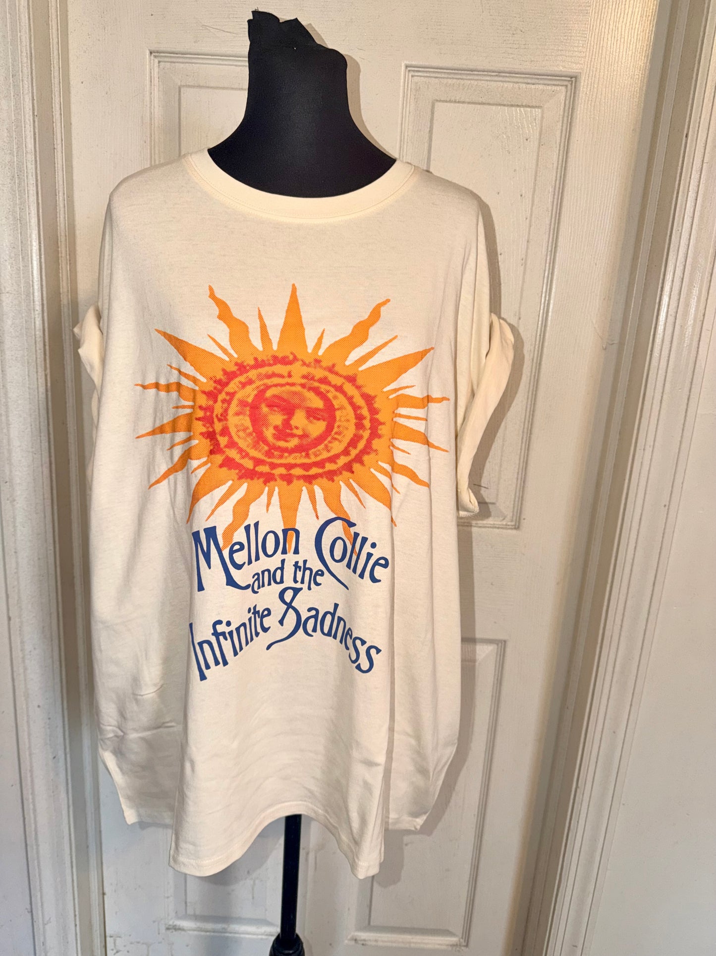 The Smashing Pumpkins Oversized Distressed Tee