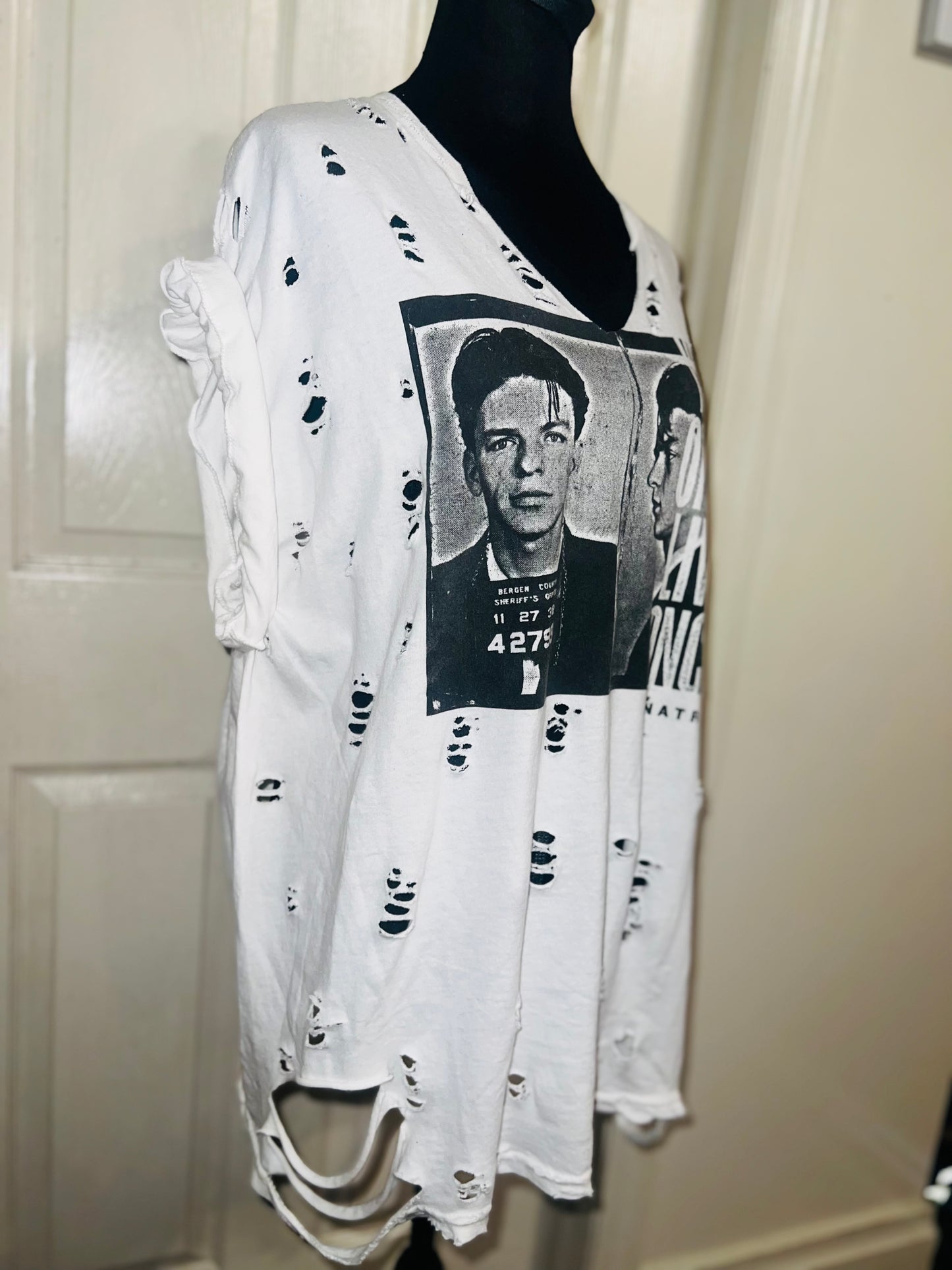 Frank Sinatra Oversized Distressed Tee