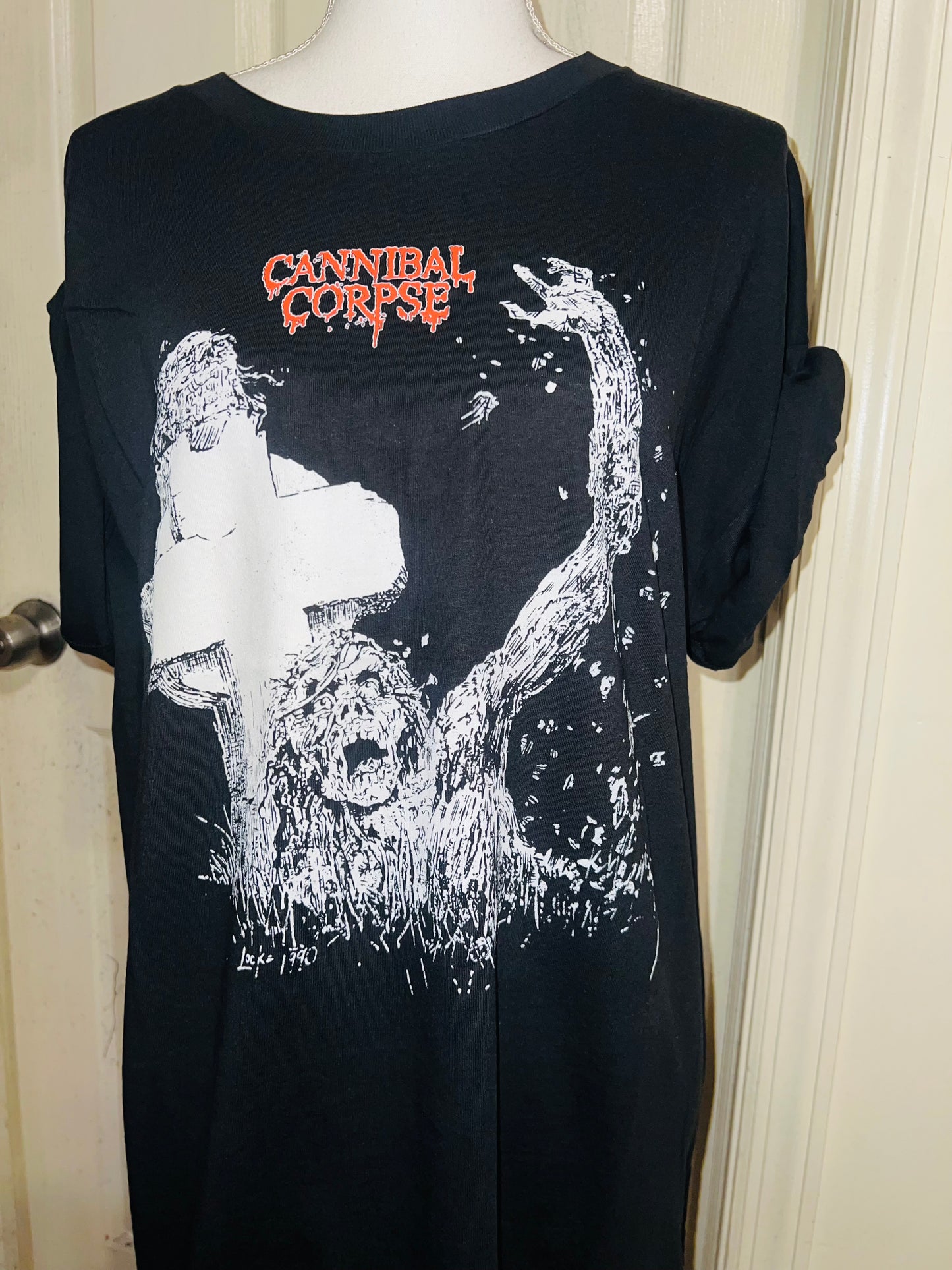 Cannibal Corpse Oversized Distressed Tee