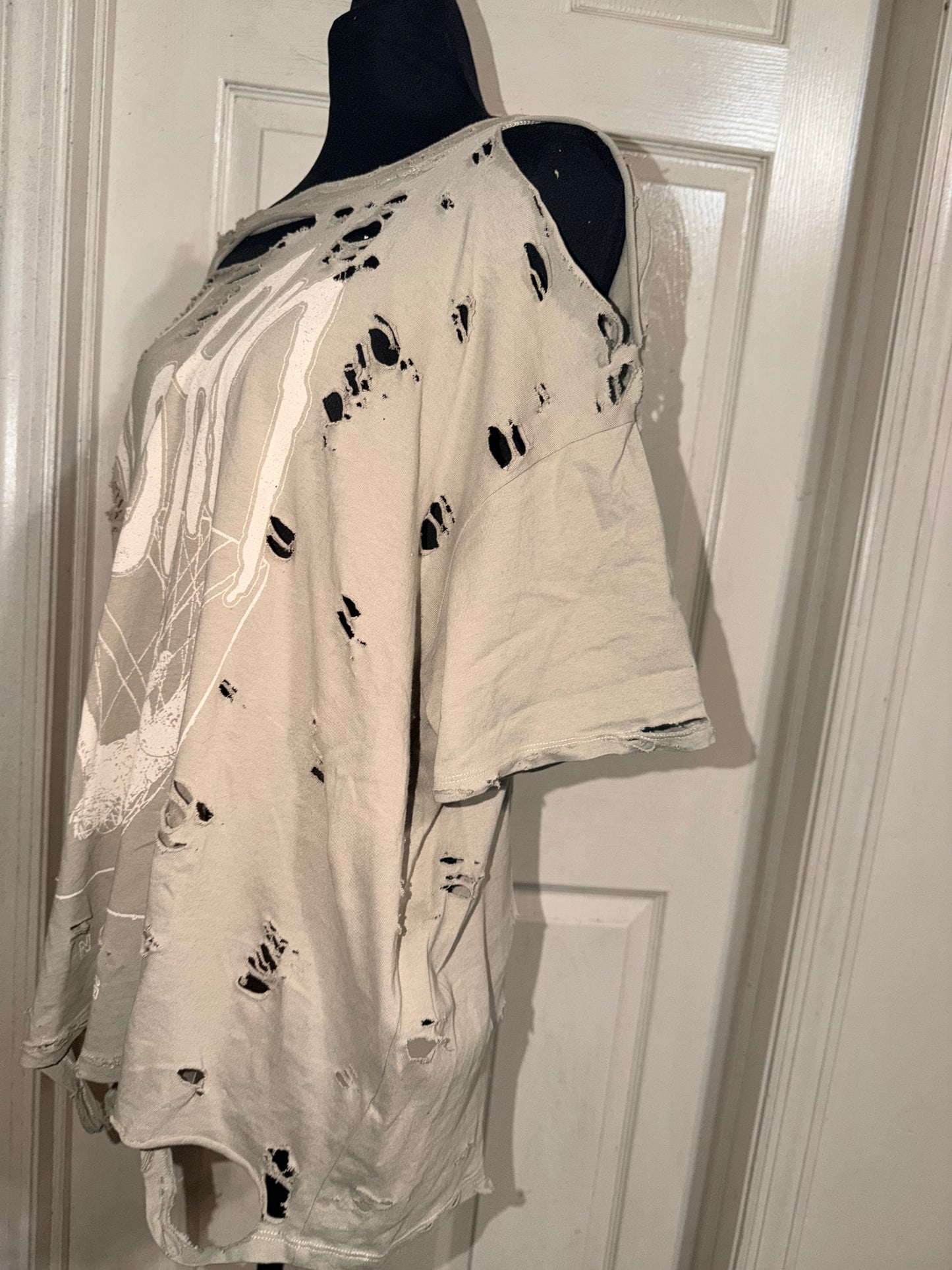 Korn Oversized Distressed Tee