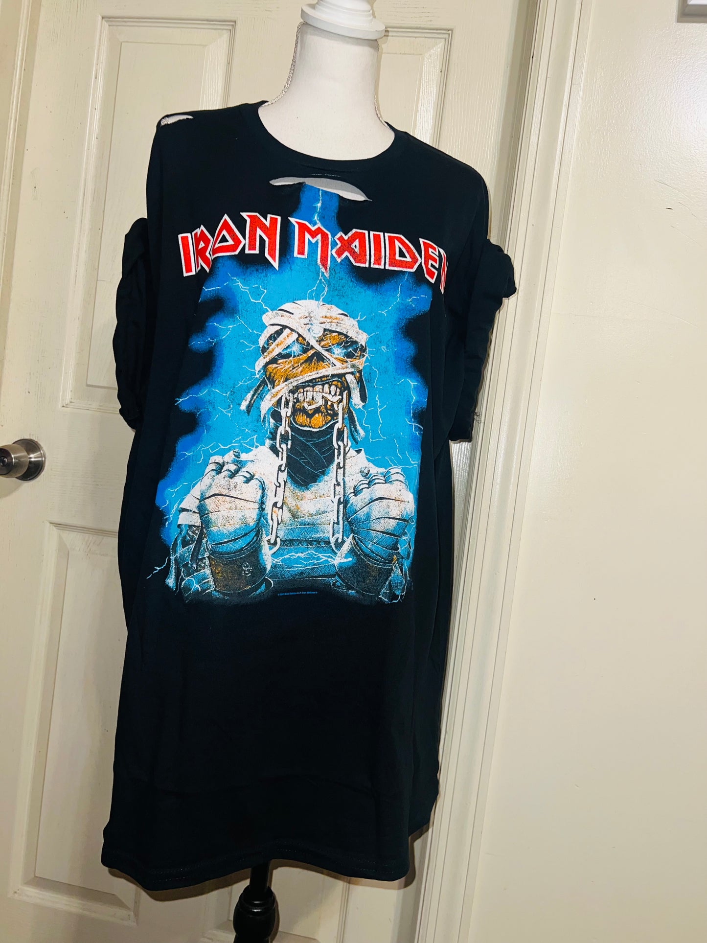 Iron Maiden Oversized Distressed Tee