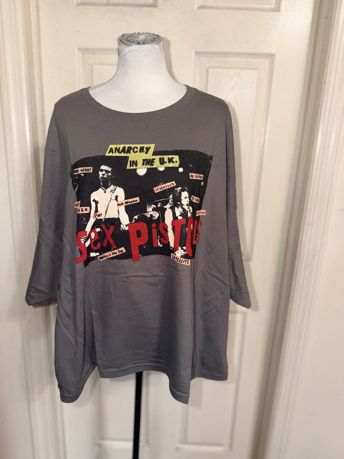The Sex Pistols Oversized Distressed Tee