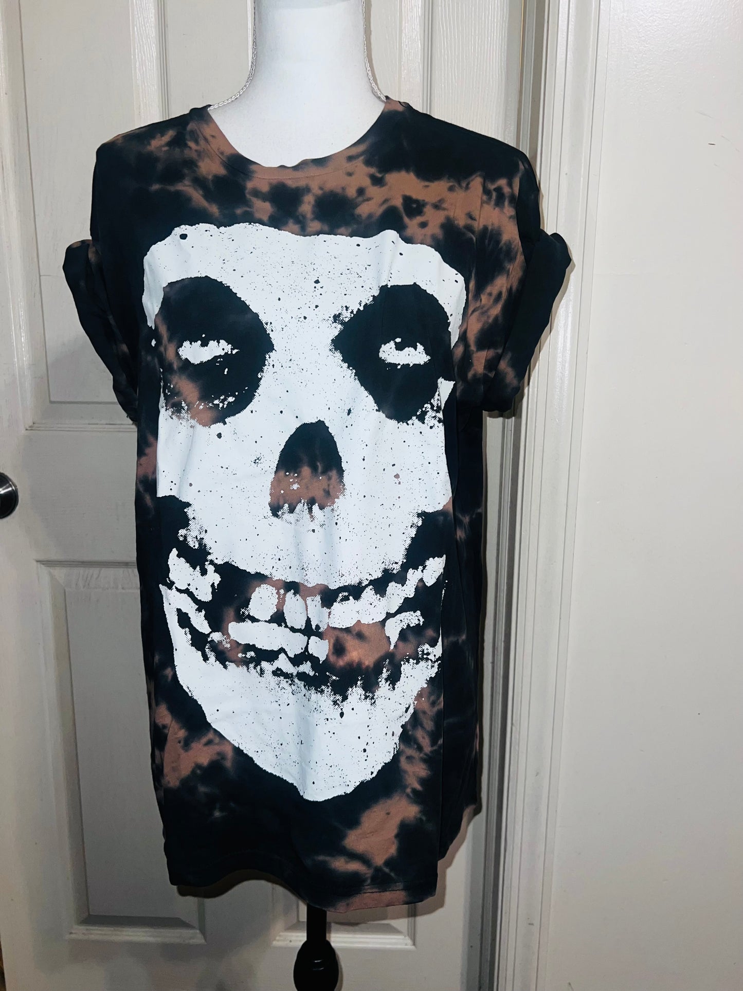 Misfits Double Sided Oversized Distressed Tee