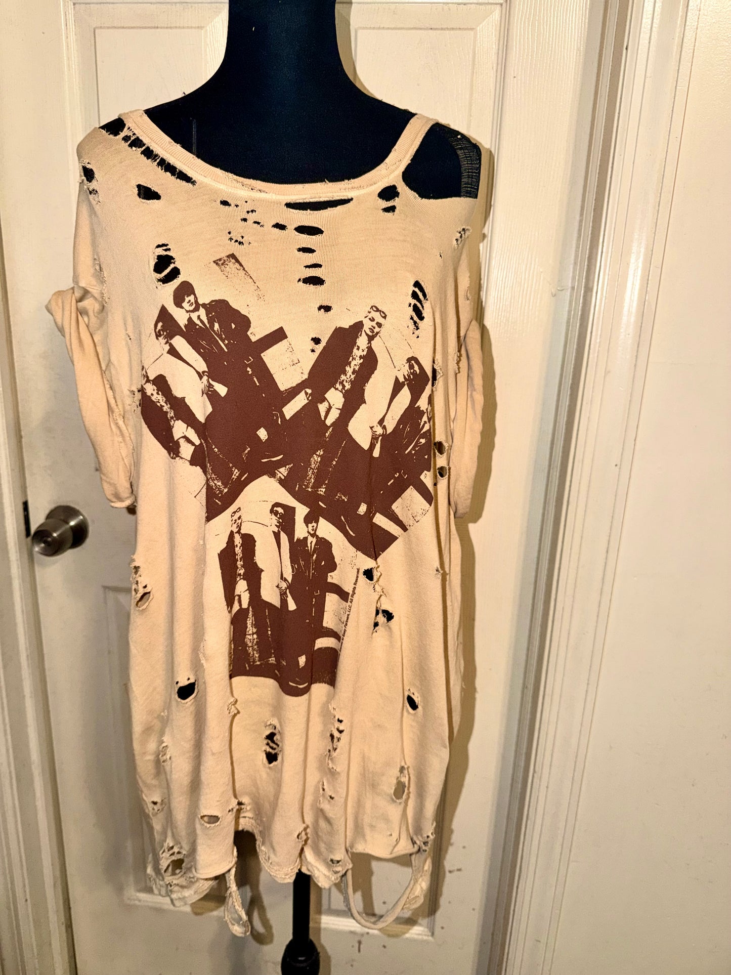 Blondie Double Sided Oversized Distressed Tee (as is)