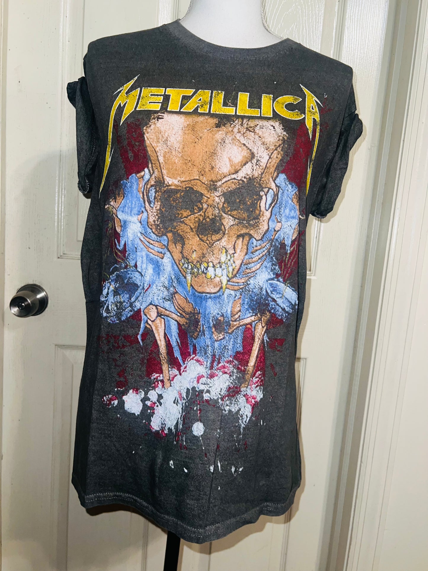 Metallica Oversized Distressed Tee