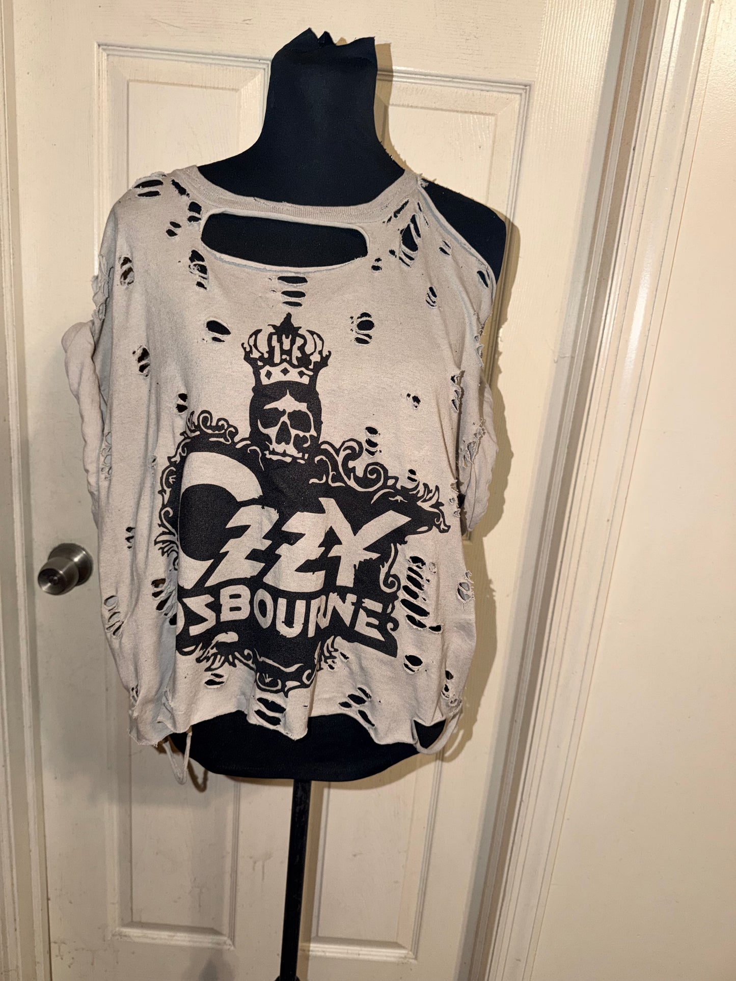 Ozzy Osbourne Oversized Distressed Tee (As Is)