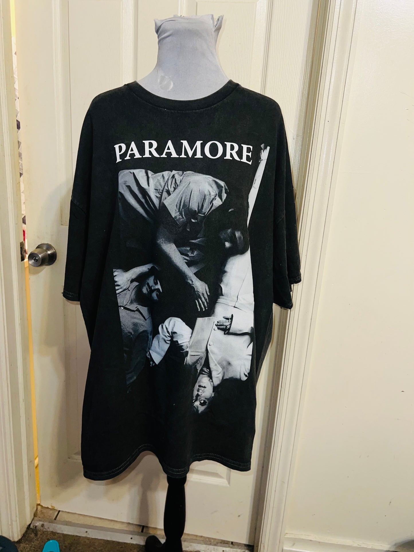 Paramore Oversized Distressed Tee