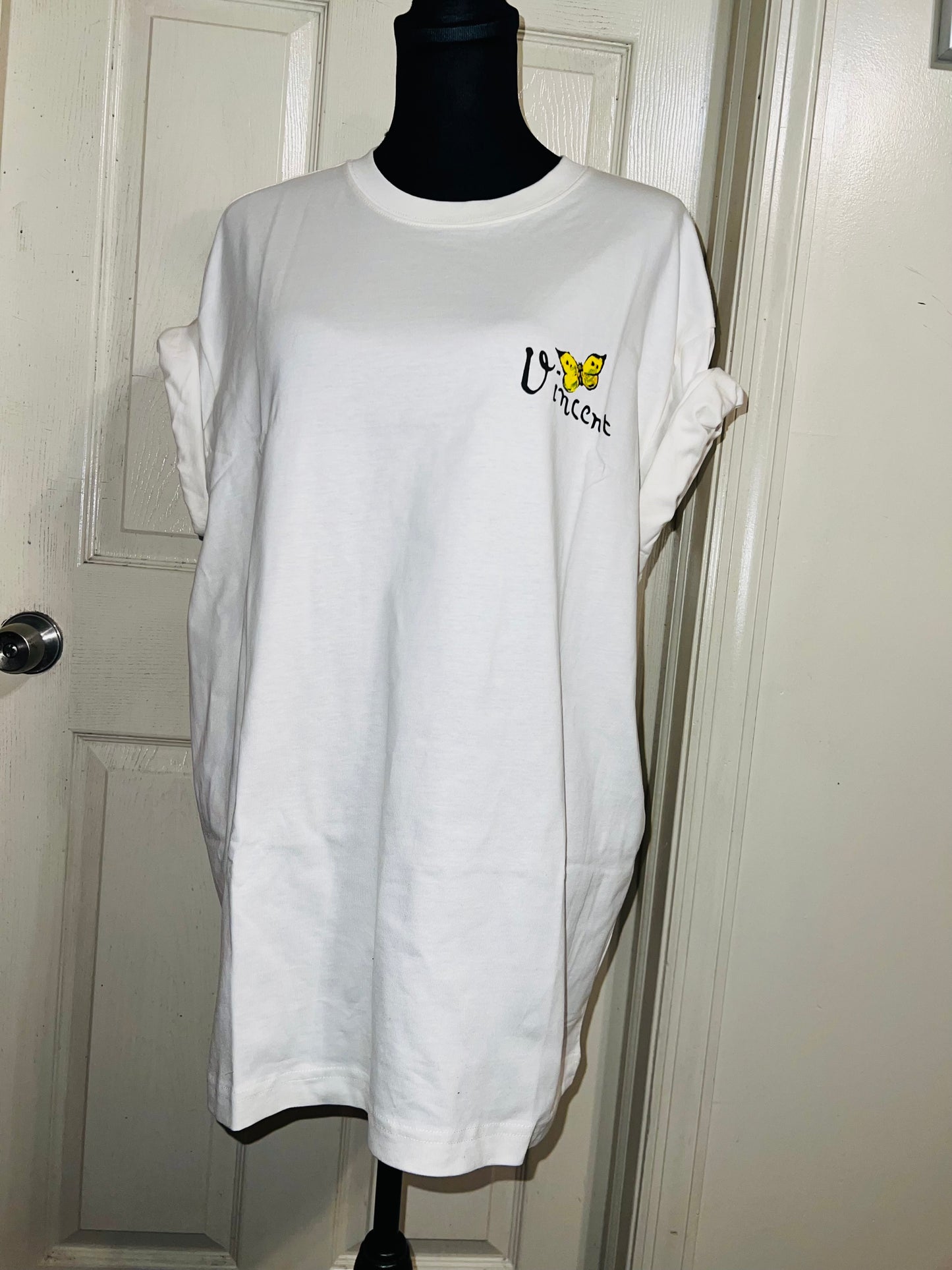 Vincent Van Gogh Double Sided Distressed Tee