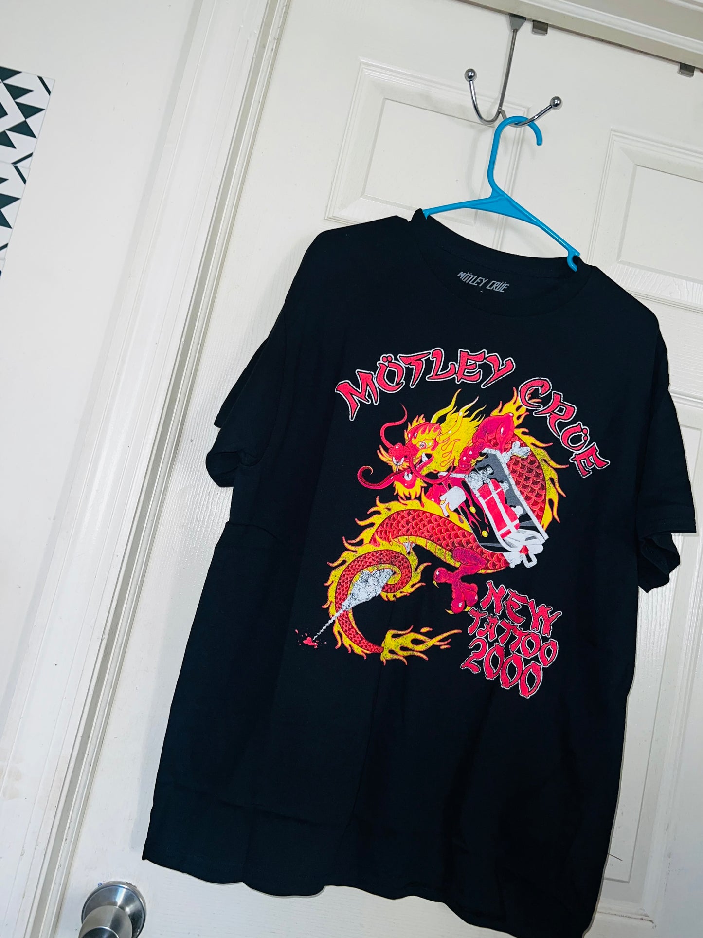 Motley Crue Double Sided Oversized Distressed Tee