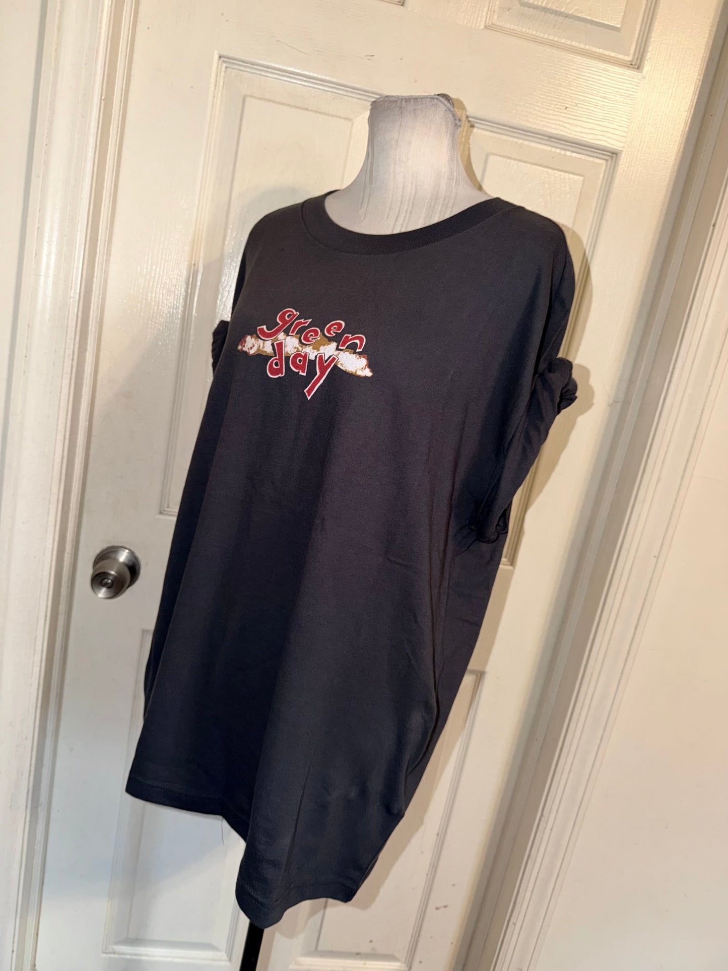 Green Day Double Sided Oversized Tee