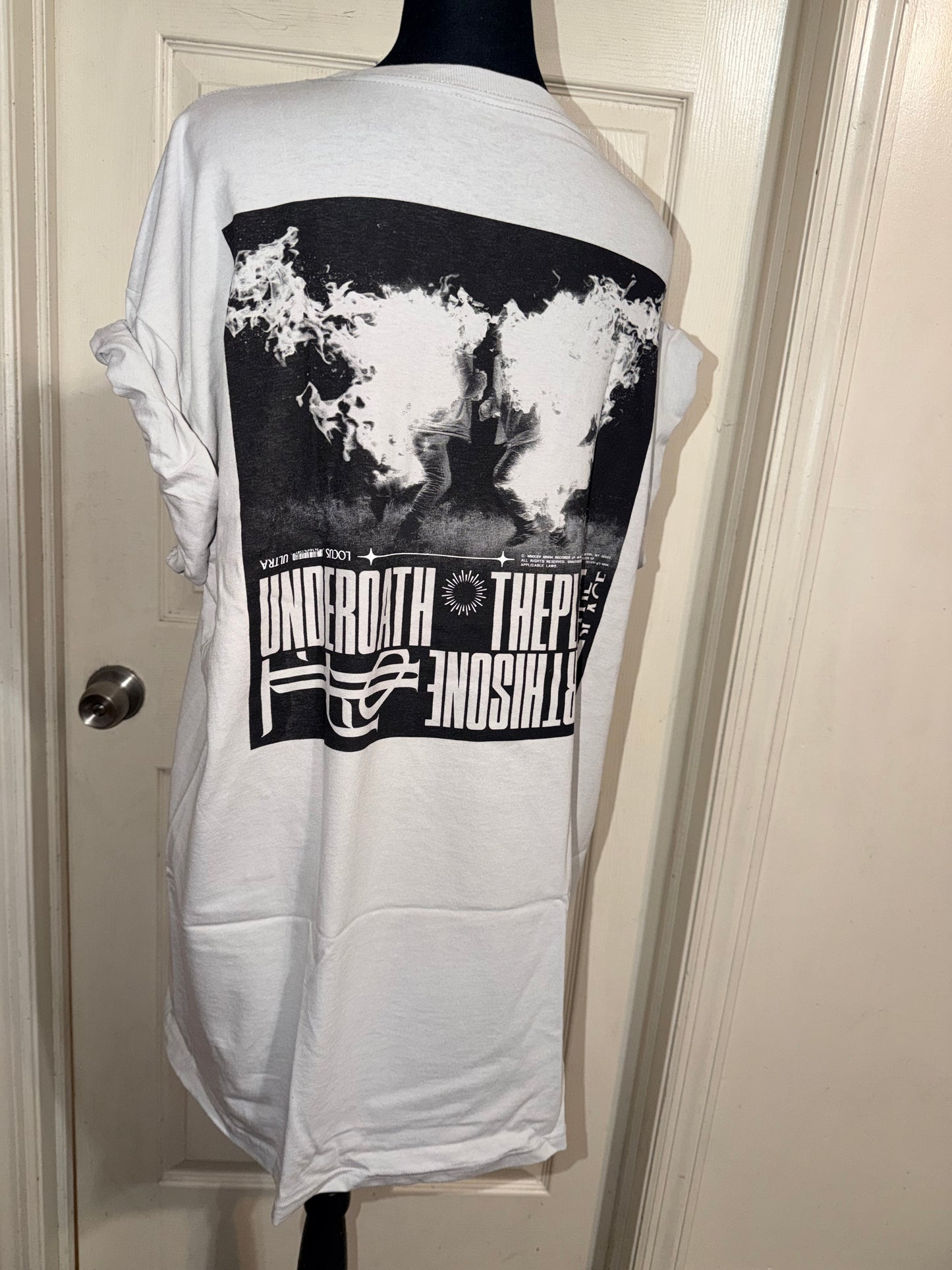 Underoath Double Sided Oversized Distressed Tee