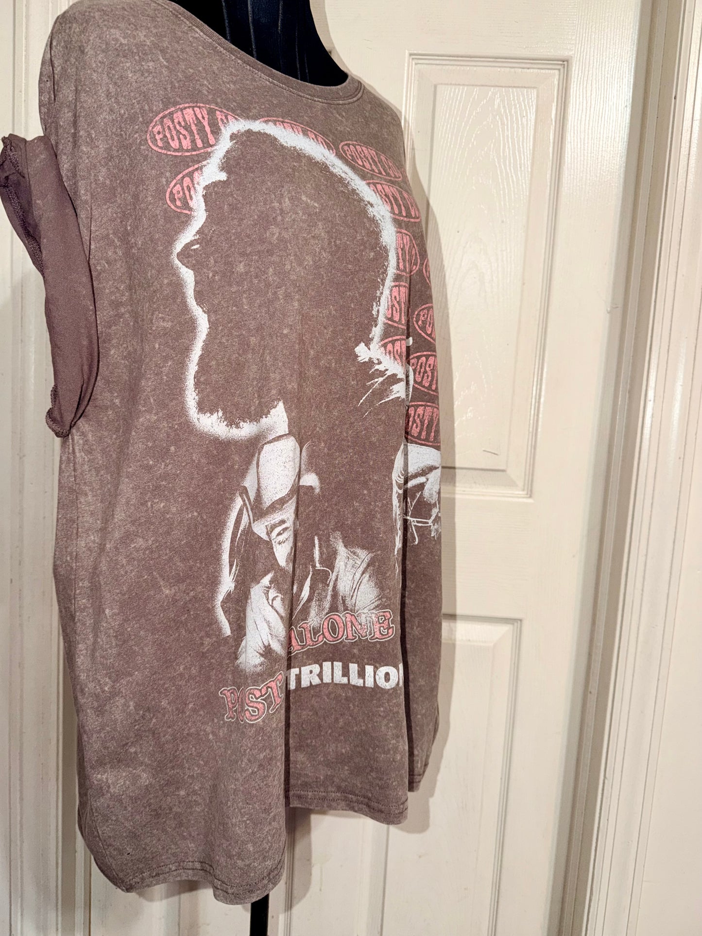 Post Malone Double Sided Oversized Distressed Tee