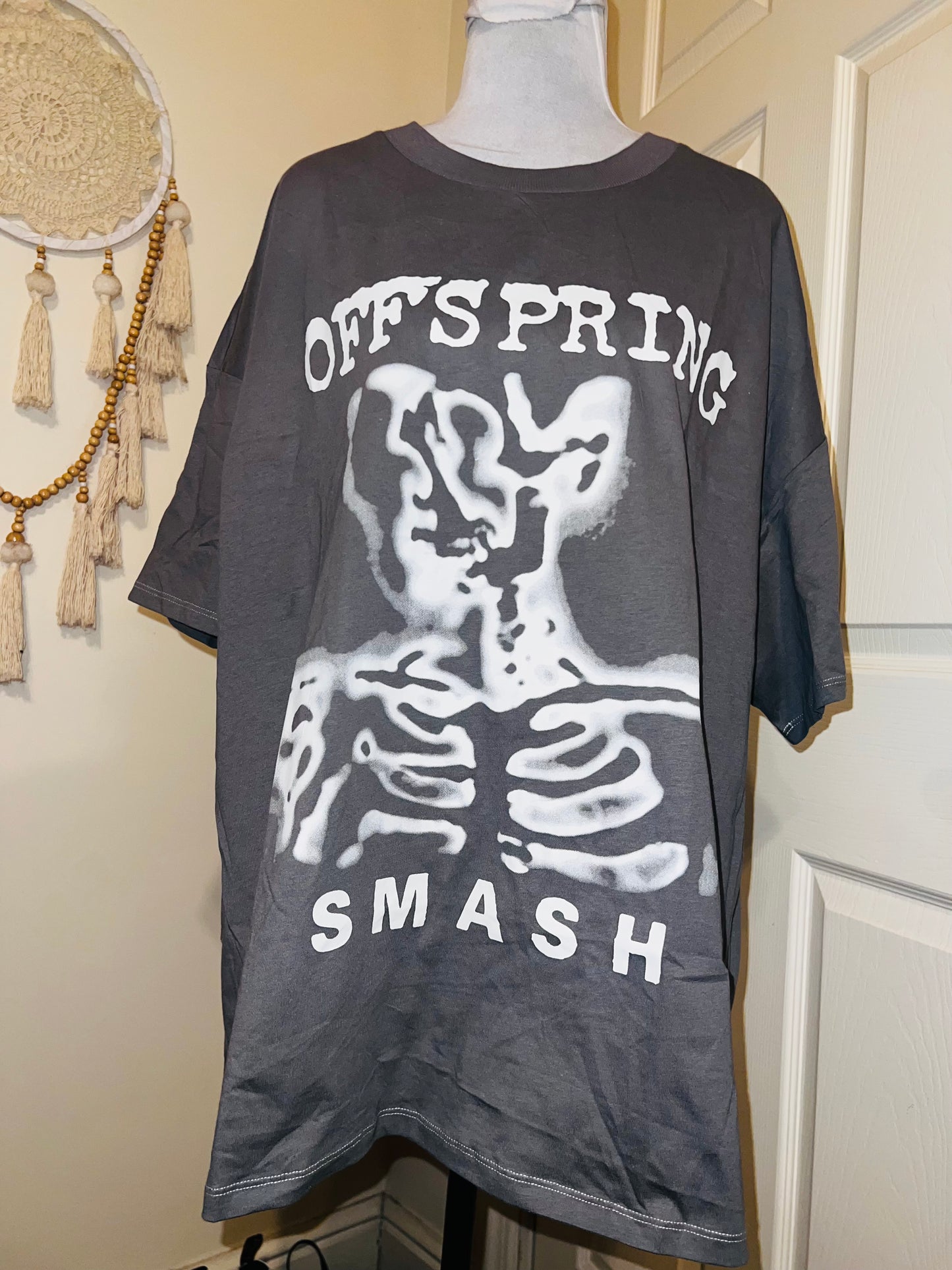 The Offspring “Smash” Oversized Distressed Tee