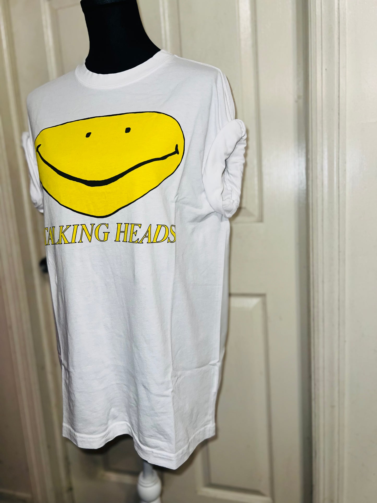 Talking Heads Oversized Distressed Tee