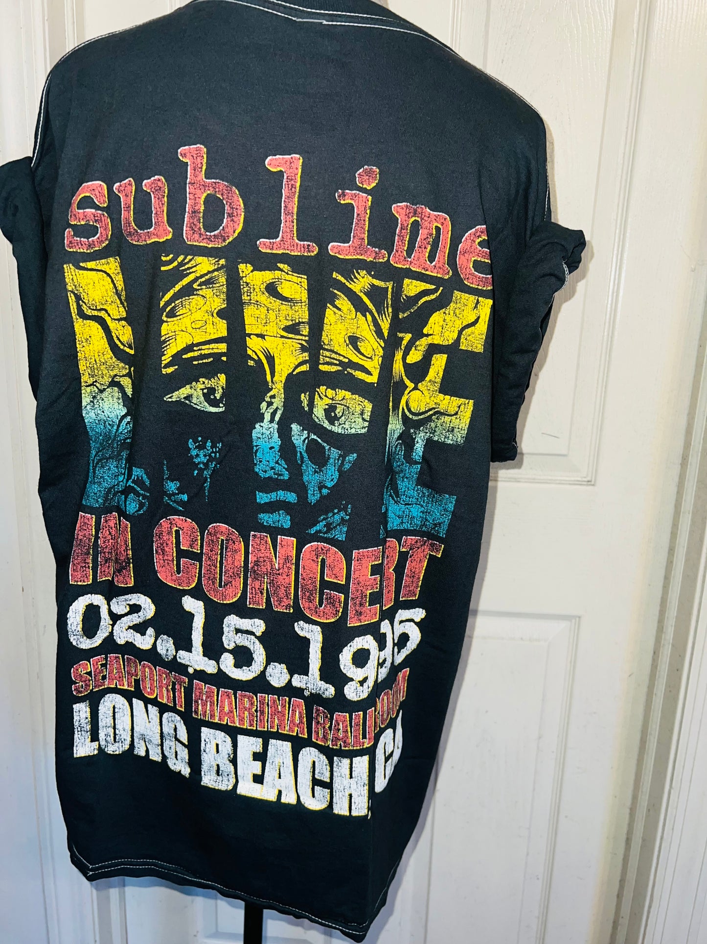 Sublime Double Sided Oversized Distressed Tee