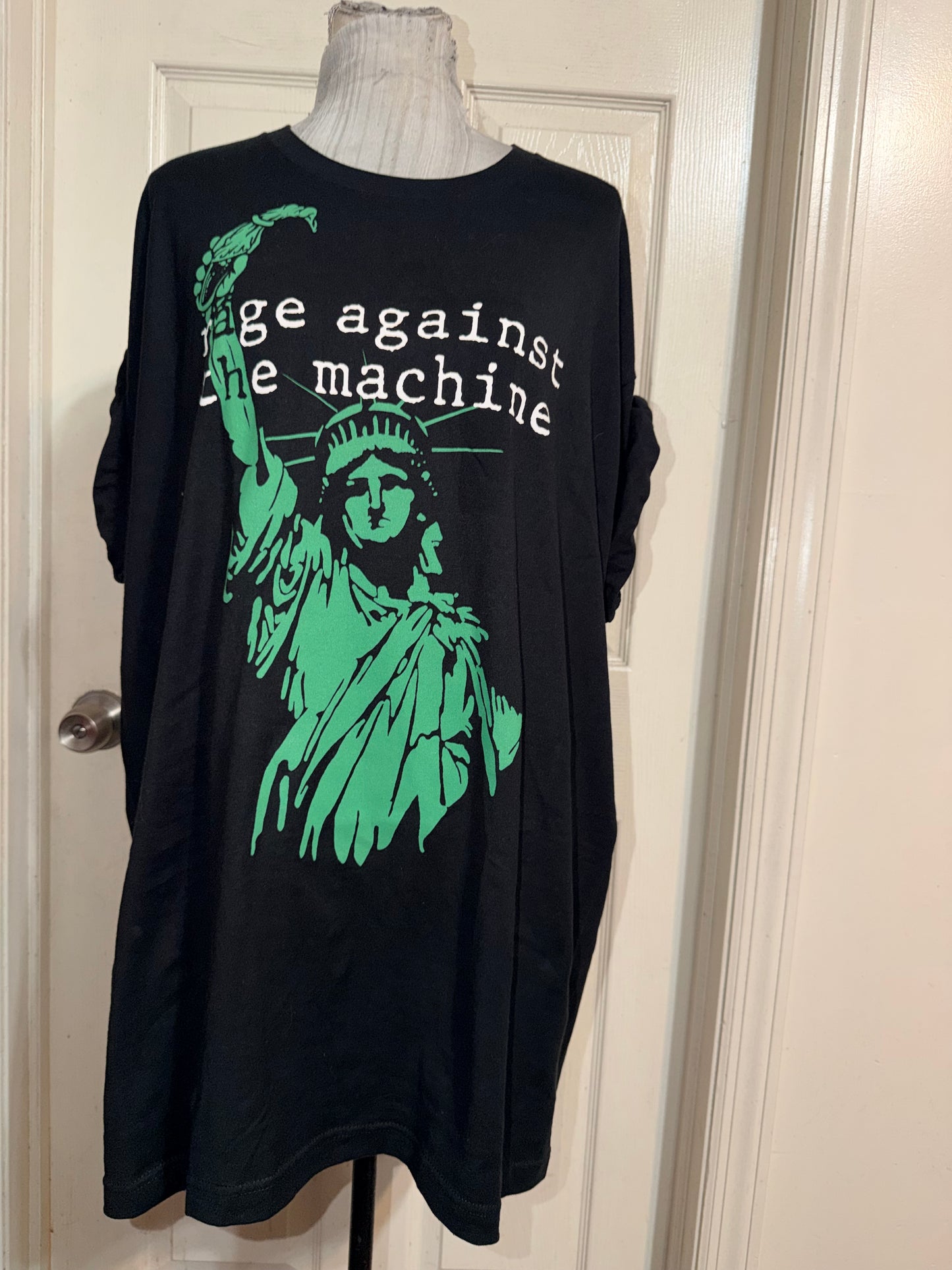 Rage Against the Machine Oversized Distressed Tee