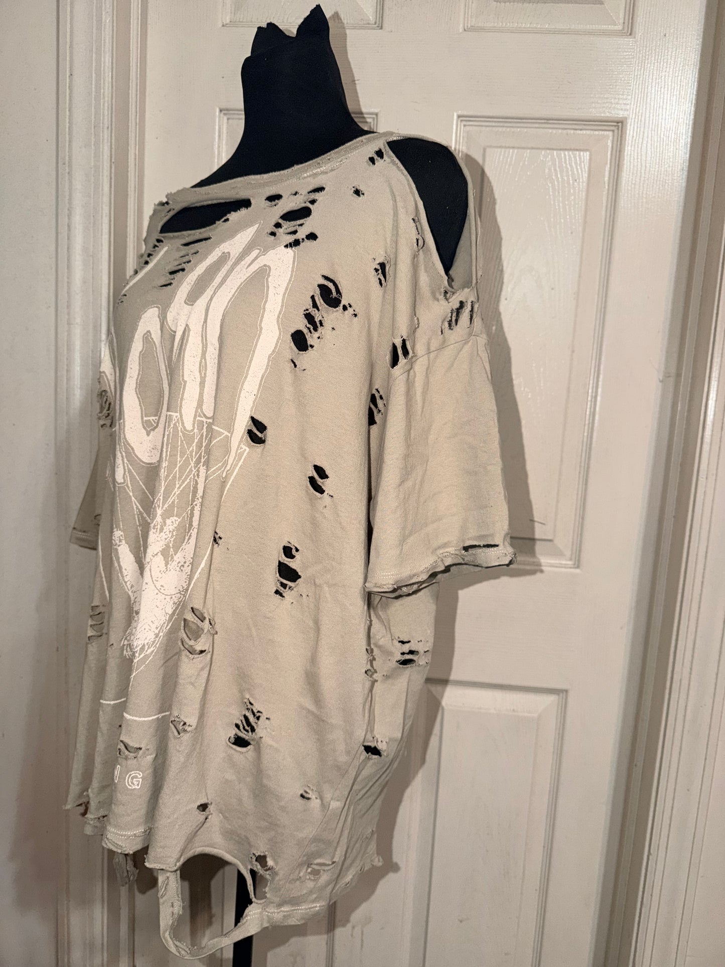 Korn Oversized Distressed Tee