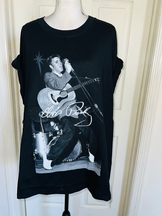 Elvis Presley Oversized Distressed Tee