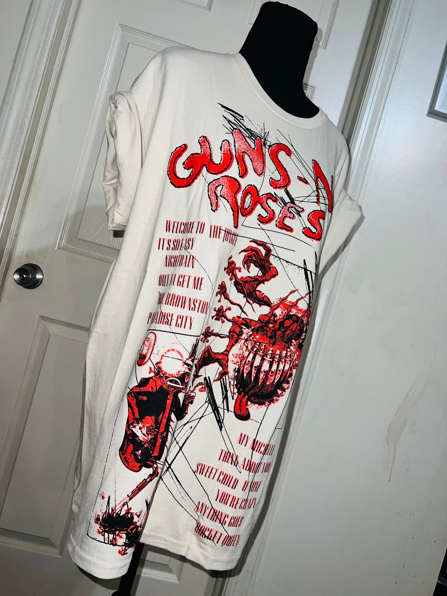 Guns n’ Roses Oversized Distressed Tee