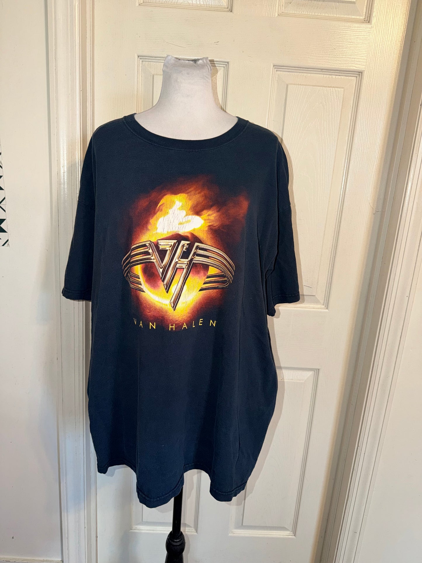 Van Halen Vintage Double Sided Oversized Distressed Tee