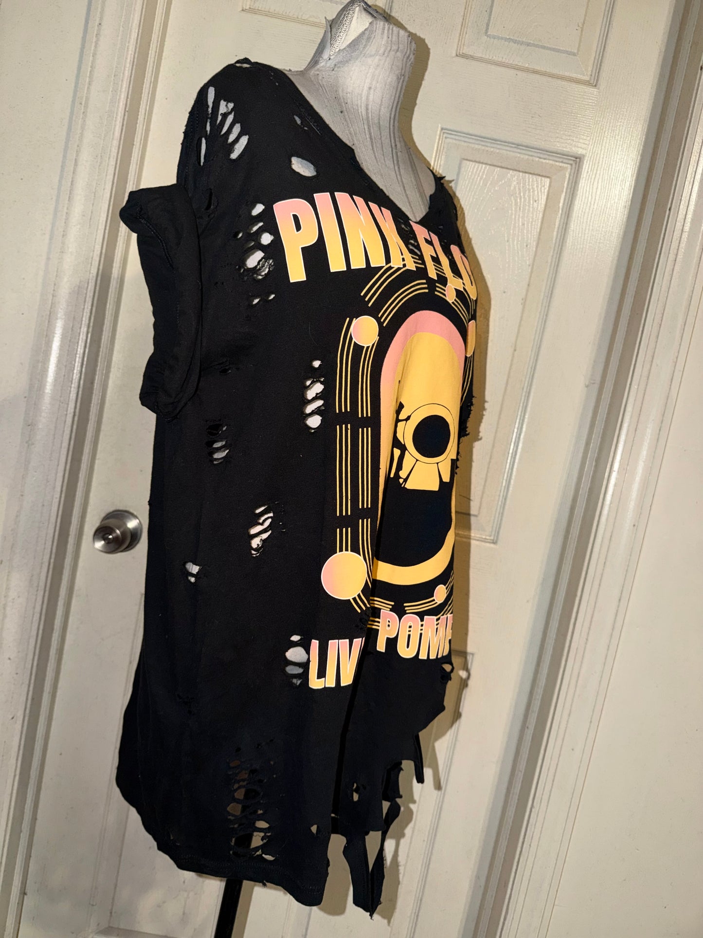 Pink Floyd Oversized Distressed Tee (as is)