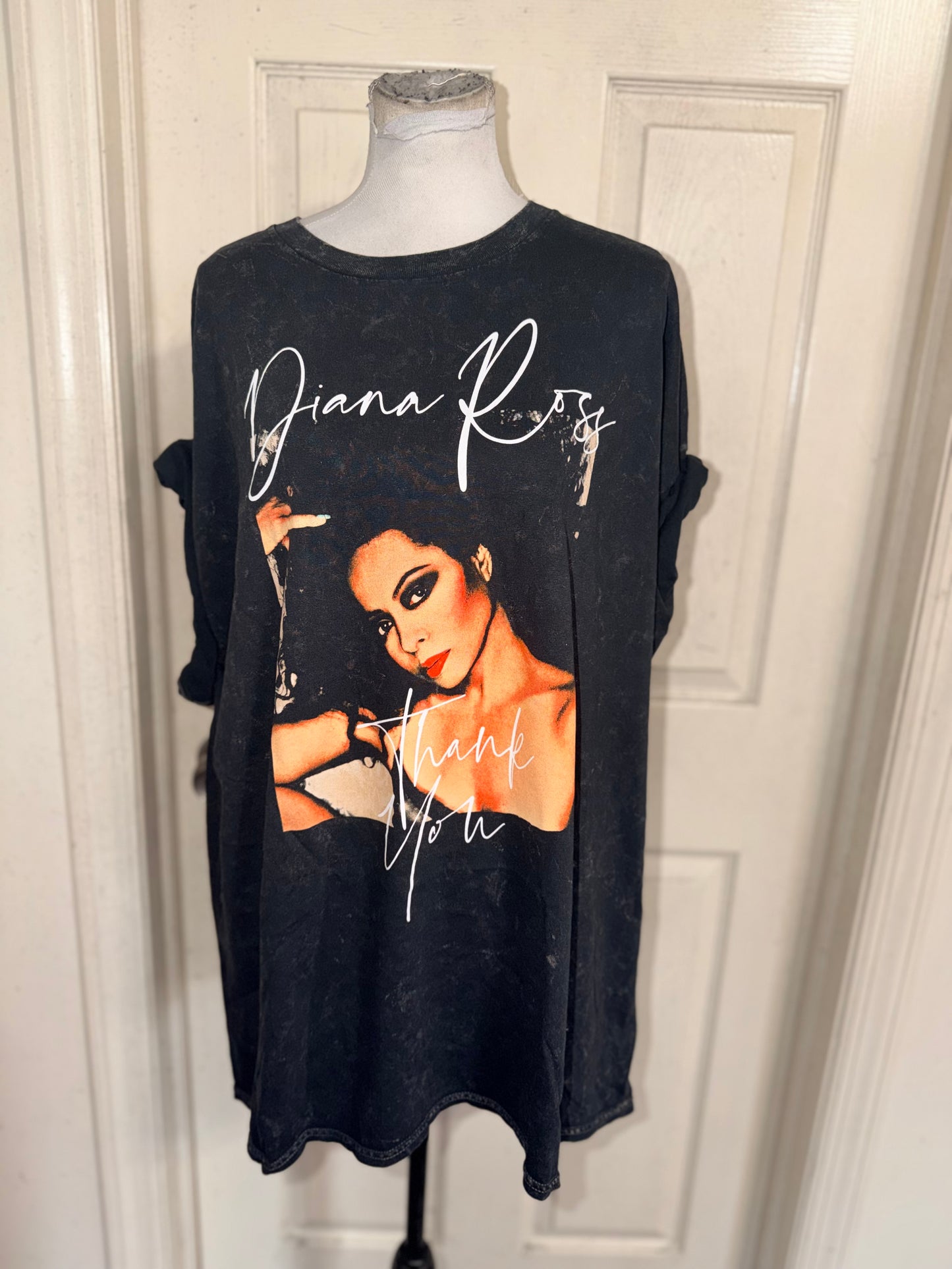 Diana Ross Oversized Distressed Tee