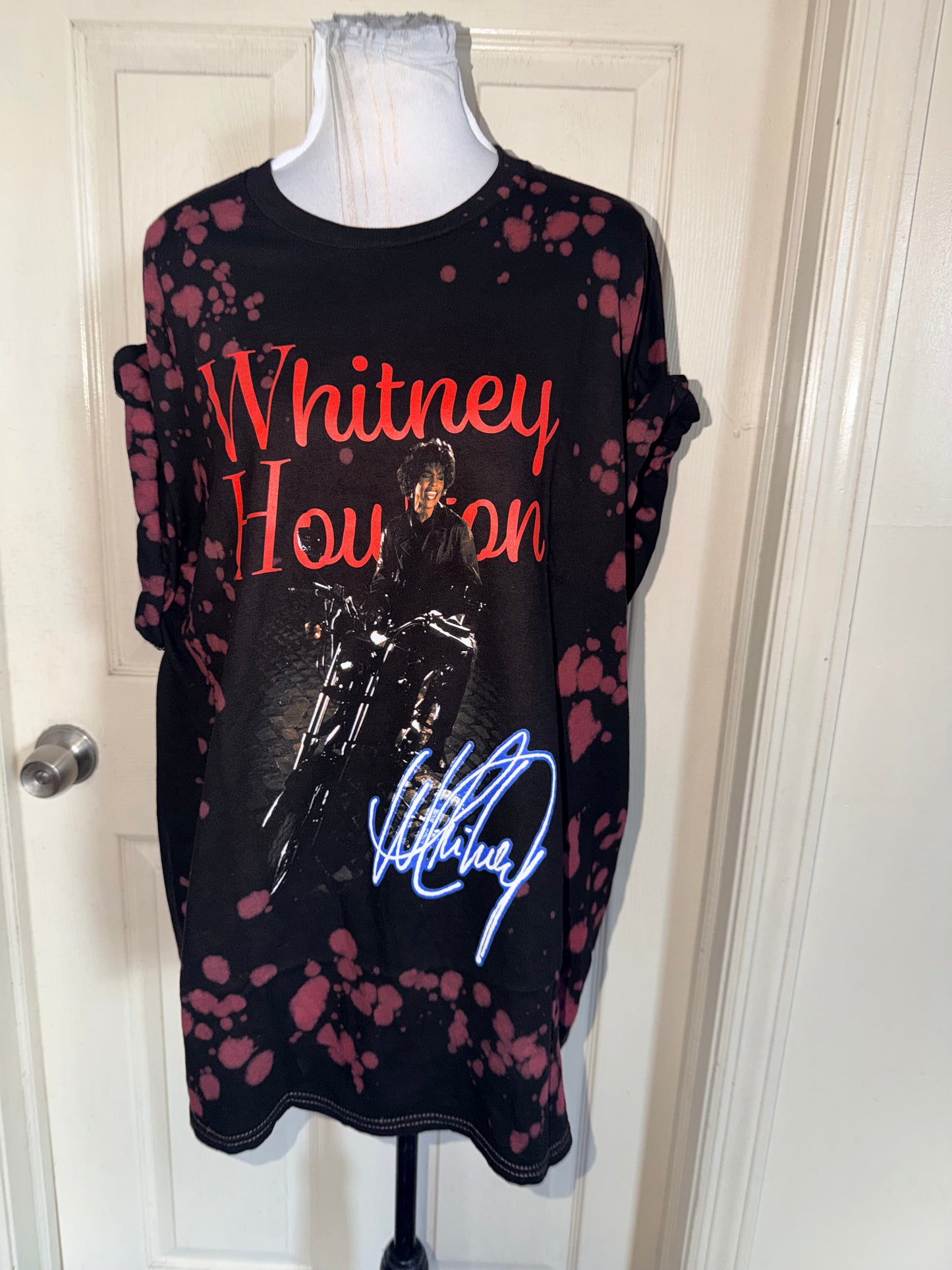 Whitney Houston Distressed Tee