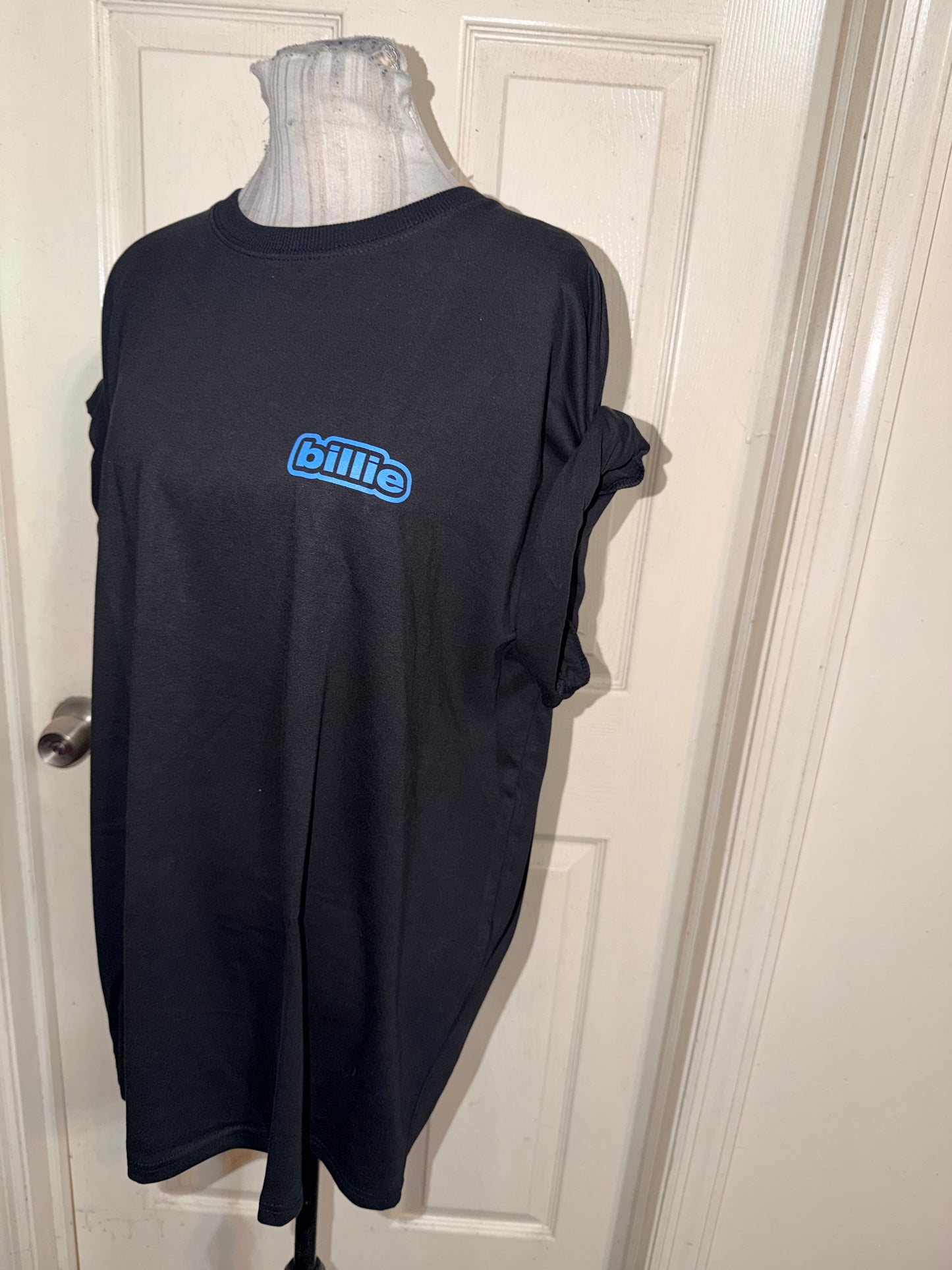 Billie Eilish Double Sided Oversized Distressed Tee