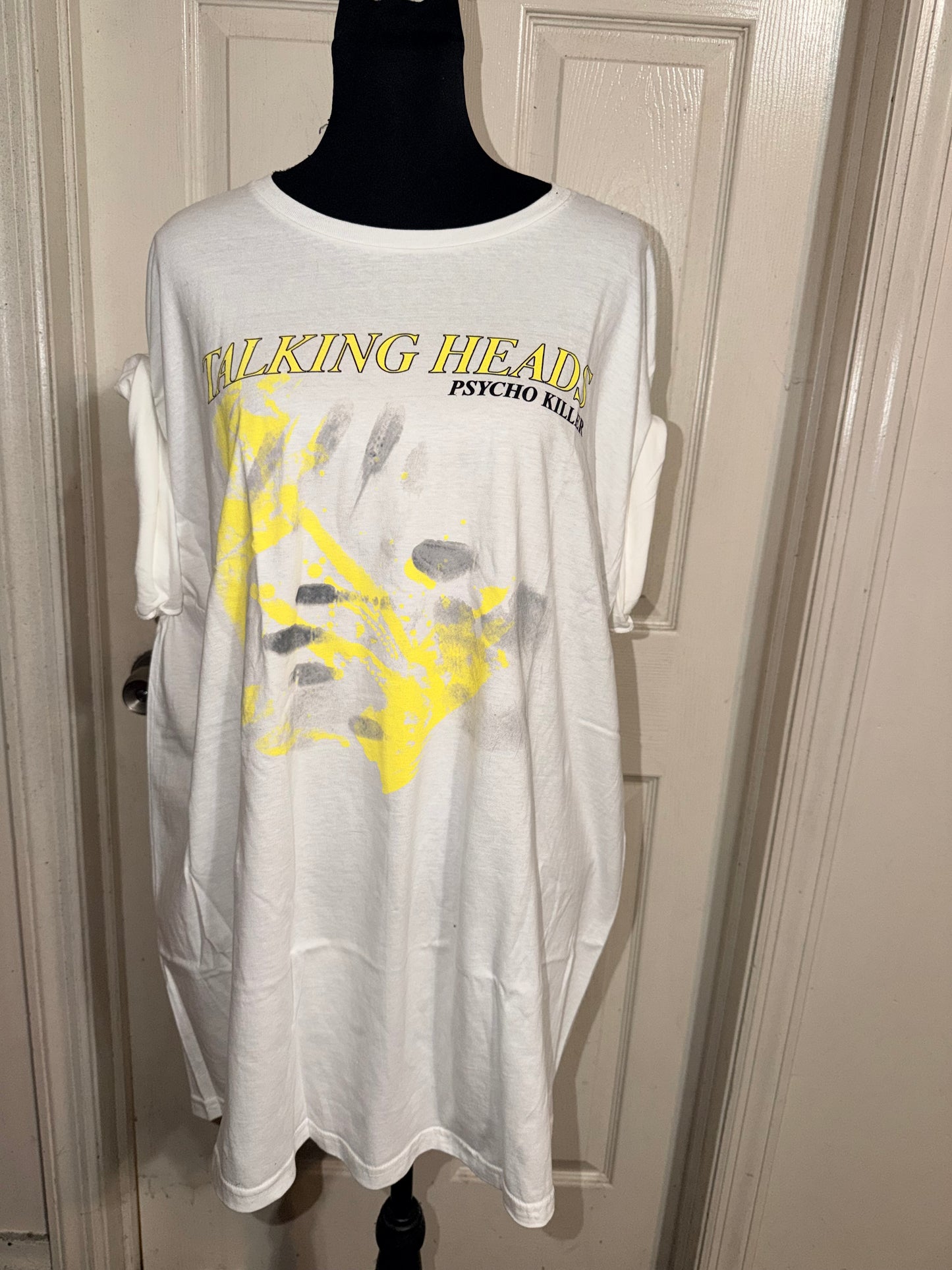 The Talking Heads Oversized Distressed Tee