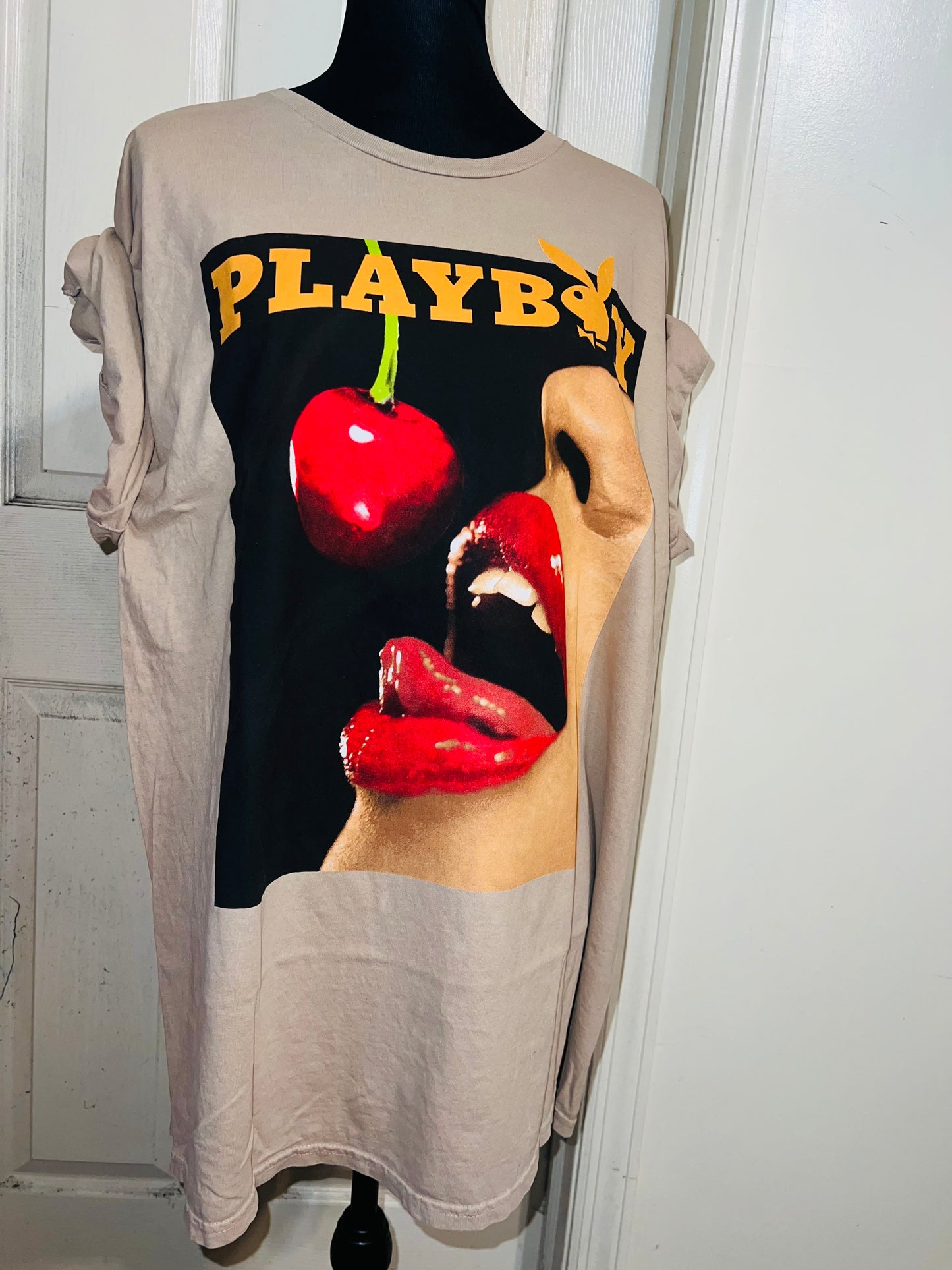 Playboy Vintage Cover Oversized Distressed Tee